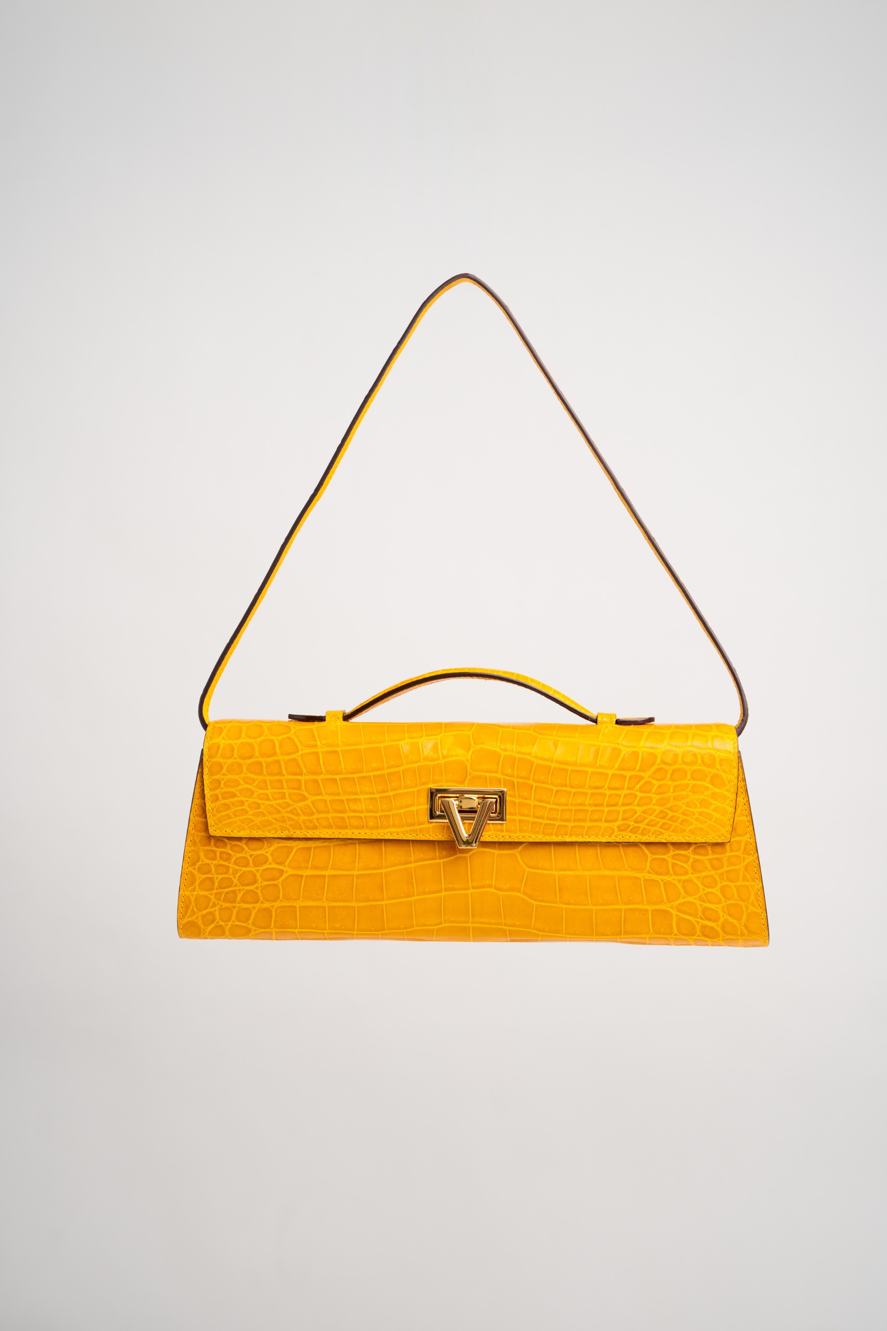 Davi Bag Exotic Crocodile Lemon - PRE-ORDER STARTS SHIPPING  NOVEMBER 2026