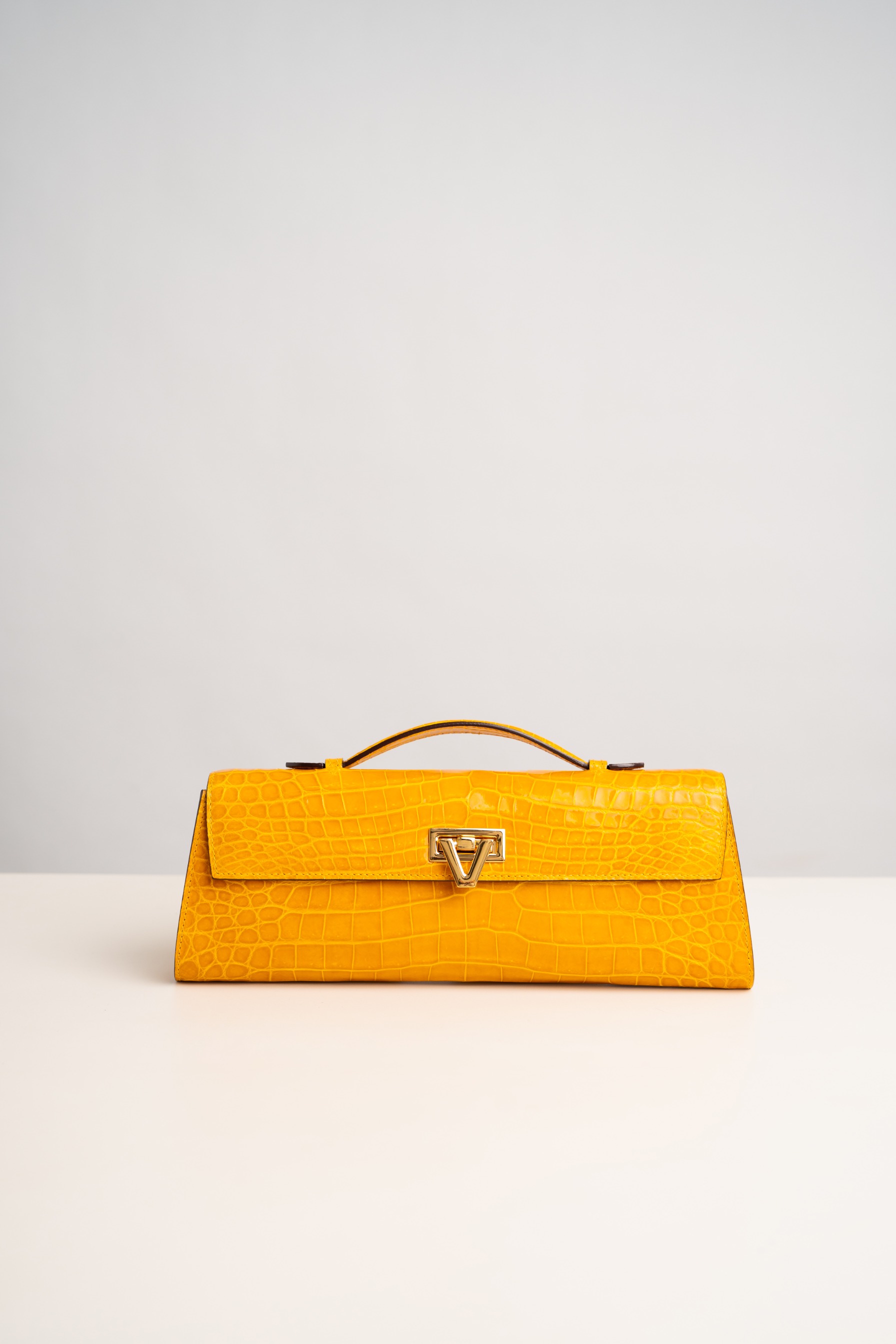 Davi Bag Exotic Crocodile Lemon - PRE-ORDER STARTS SHIPPING  NOVEMBER 2026