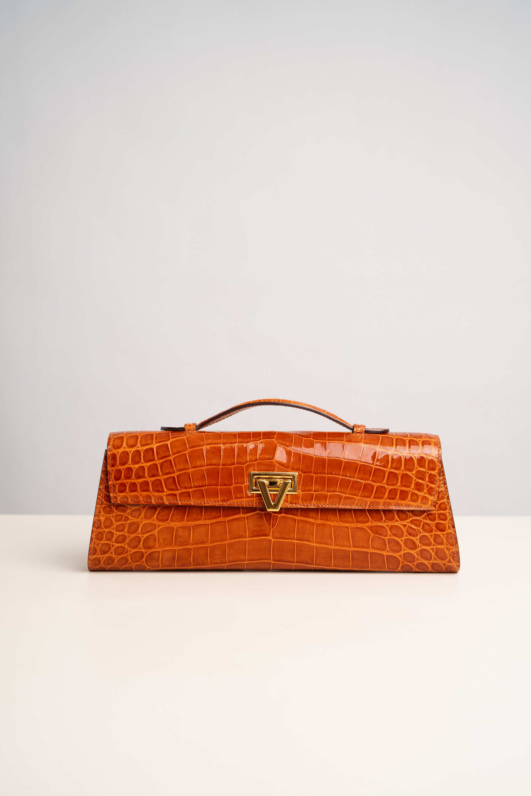 Davi Bag Exotic Crocodile Tumeric - PRE-ORDER STARTS SHIPPING  NOVEMBER 2026