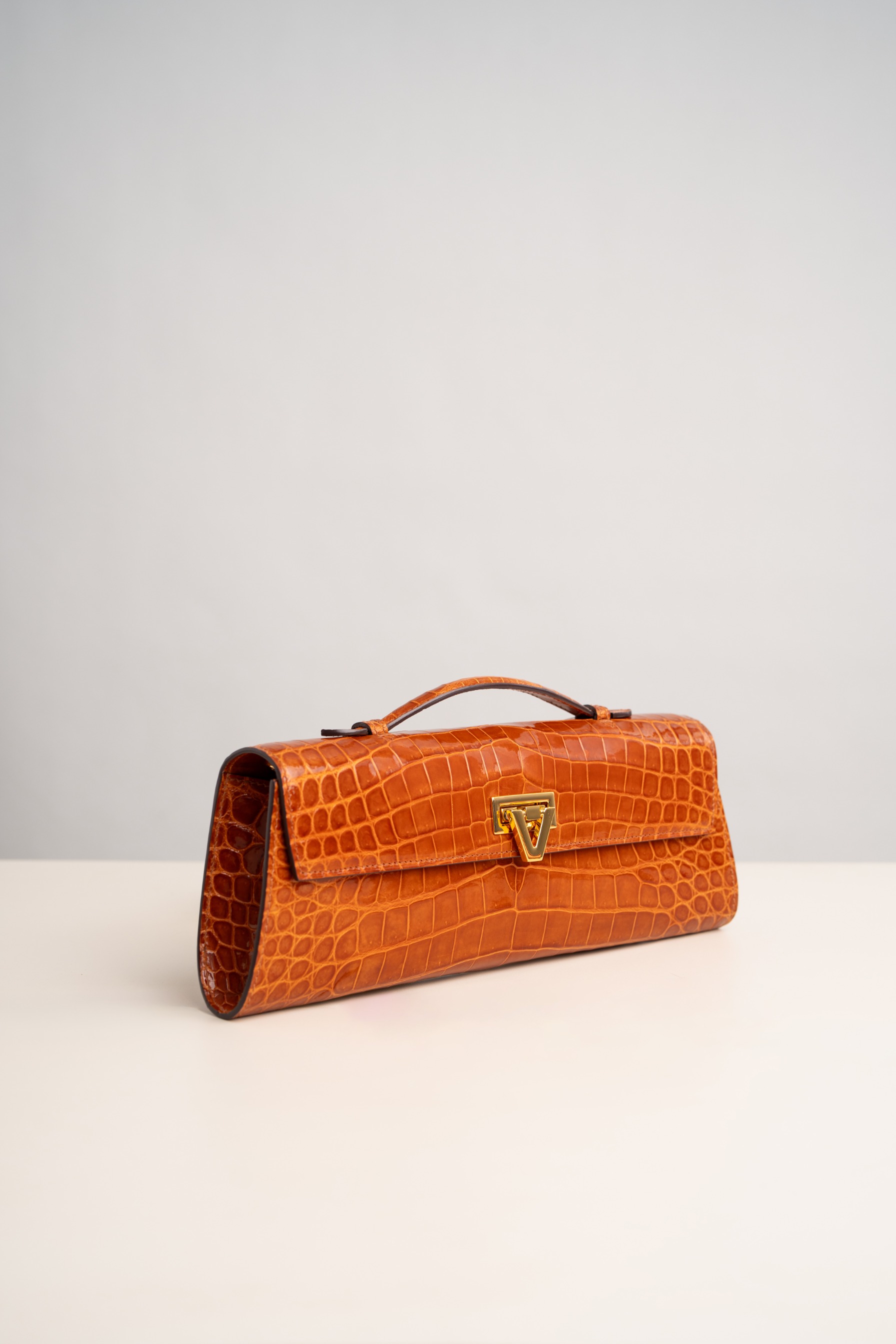Davi Bag Exotic Crocodile Tumeric - PRE-ORDER STARTS SHIPPING  NOVEMBER 2026