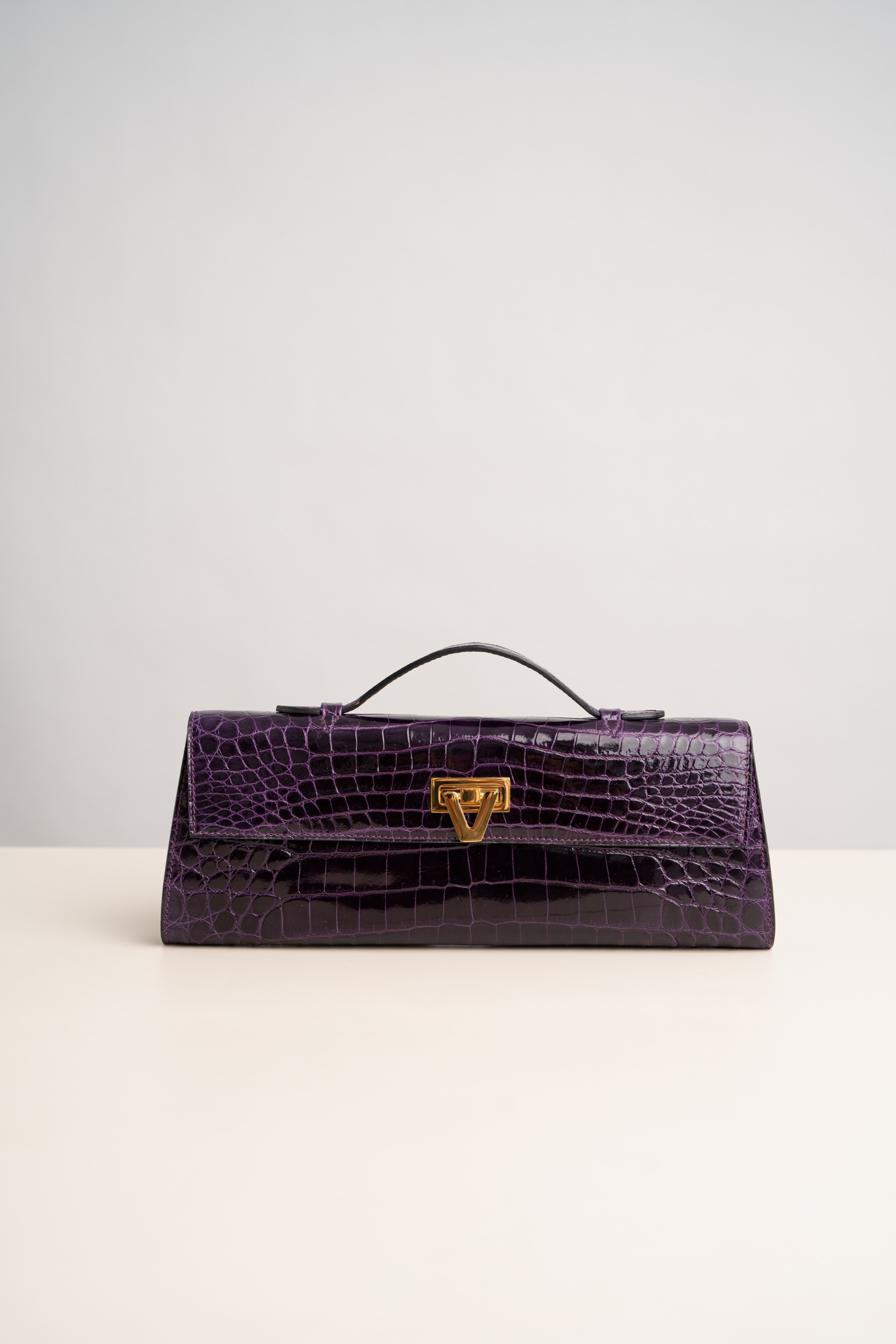 Davi Bag Exotic Crocodile Grape - PRE-ORDER STARTS SHIPPING  NOVEMBER 2026