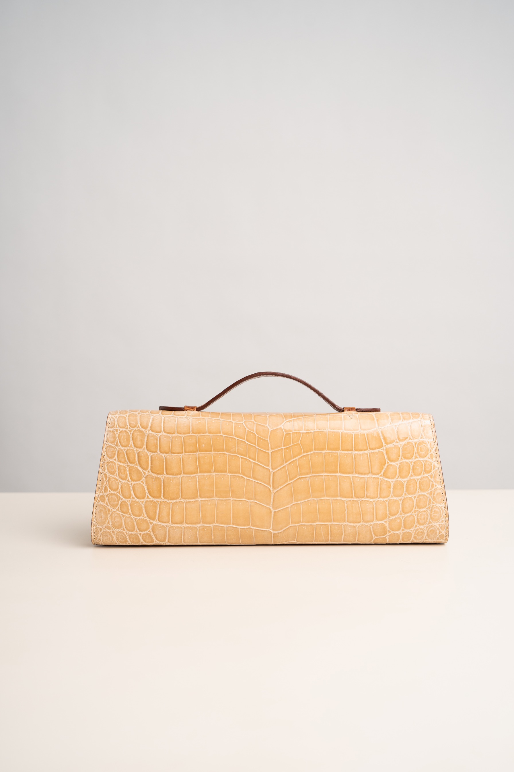 Davi Bag Exotic Crocodile Chocolate Two Tone - PRE-ORDER STARTS SHIPPING  NOVEMBER 2026