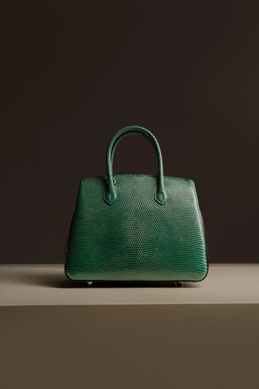 Image of GIGI BAG EXOTIC LIZARD EMERALD PRE-ORDER (SHIPPING START NOVEMBER 2025)