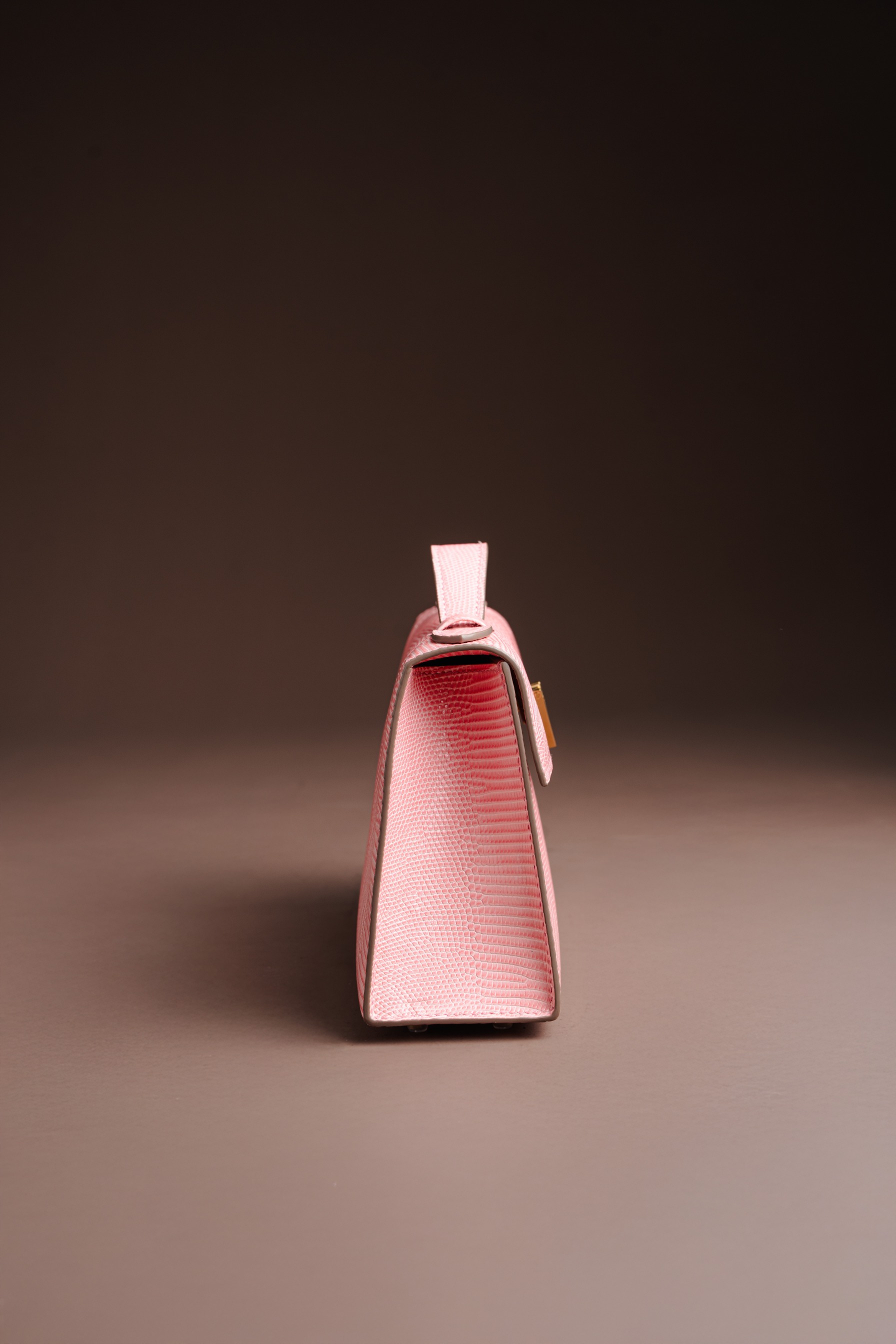 PO The Luxury Exotic Heart Bag - Pink Lizard Start Shipping NOVEMBER 2026