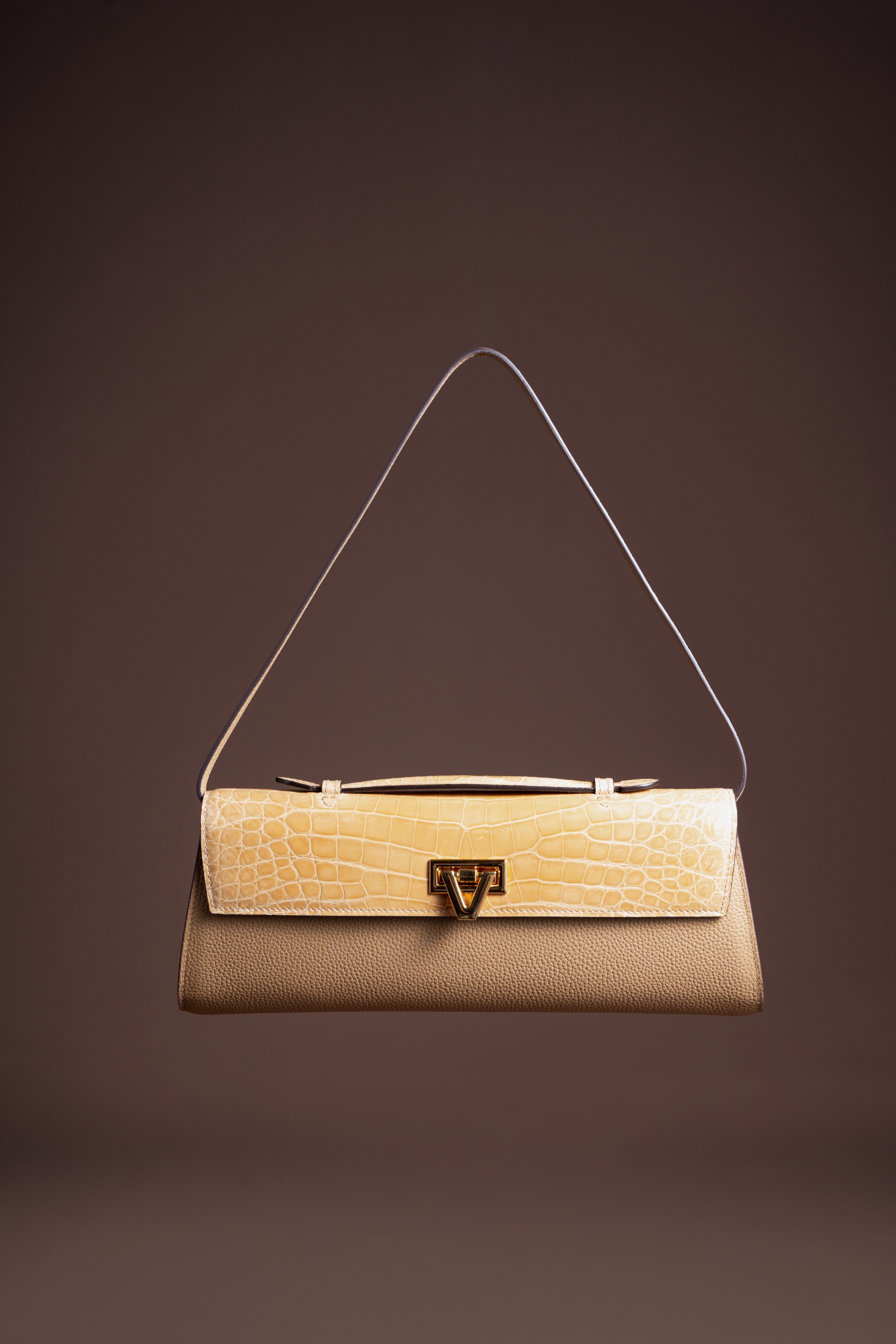 Davi Bag Exotic MIX Nude Crocodile - PRE-ORDER STARTS SHIPPING NOVEMBER 2026