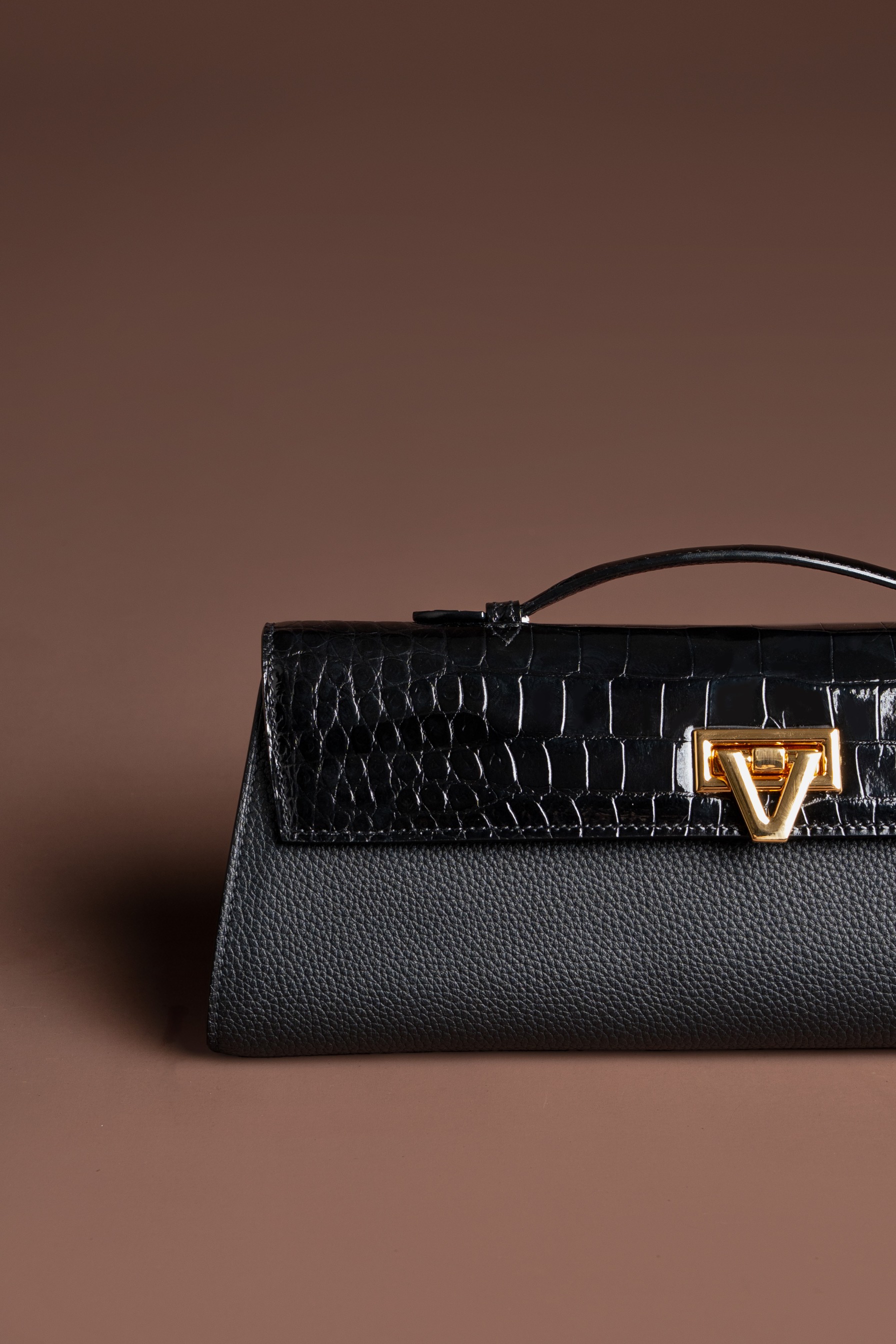 Davi Bag Exotic MIX Black Crocodile - PRE-ORDER STARTS SHIPPING  NOVEMBER 2026