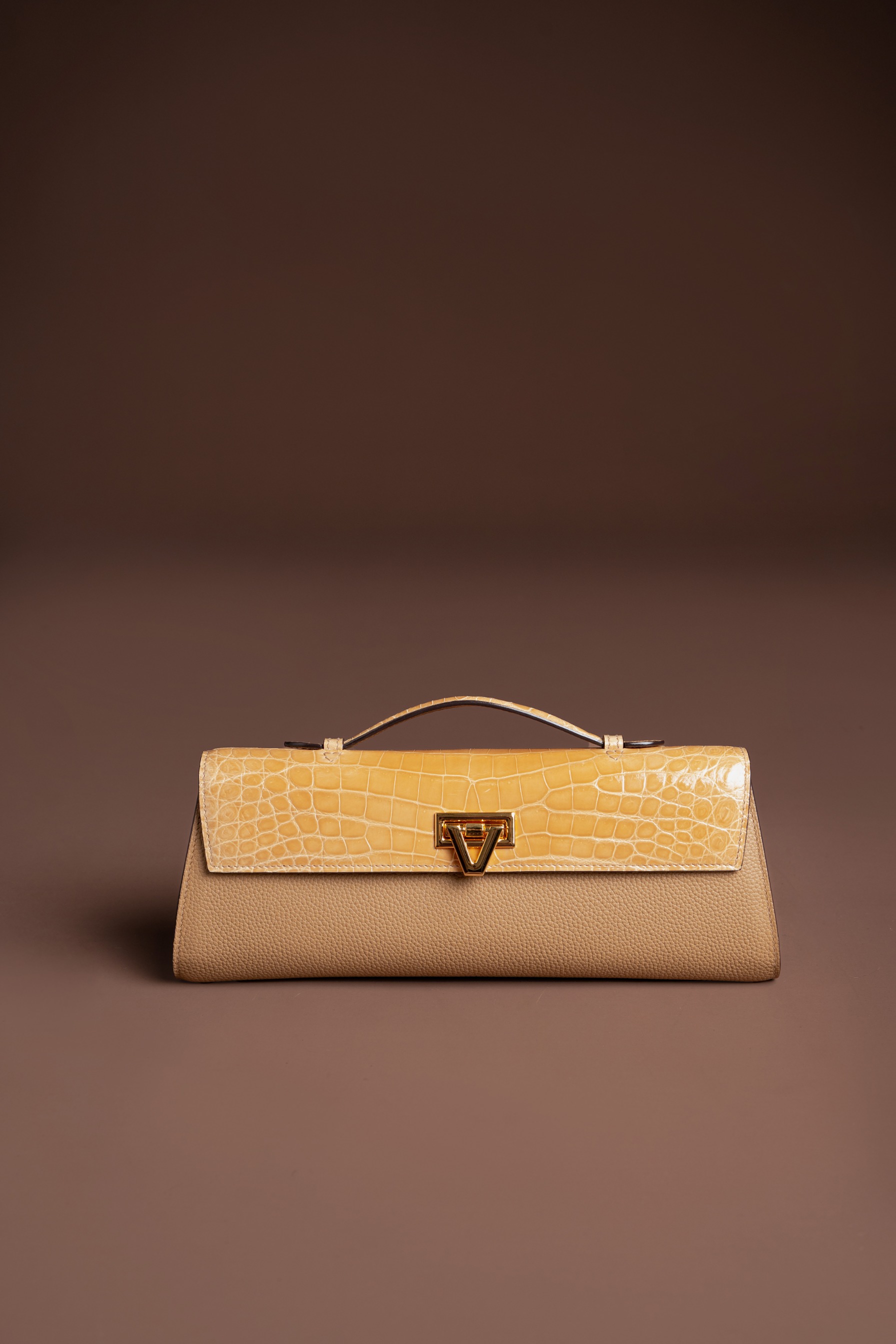 Davi Bag Exotic MIX Nude Crocodile - PRE-ORDER STARTS SHIPPING NOVEMBER 2026