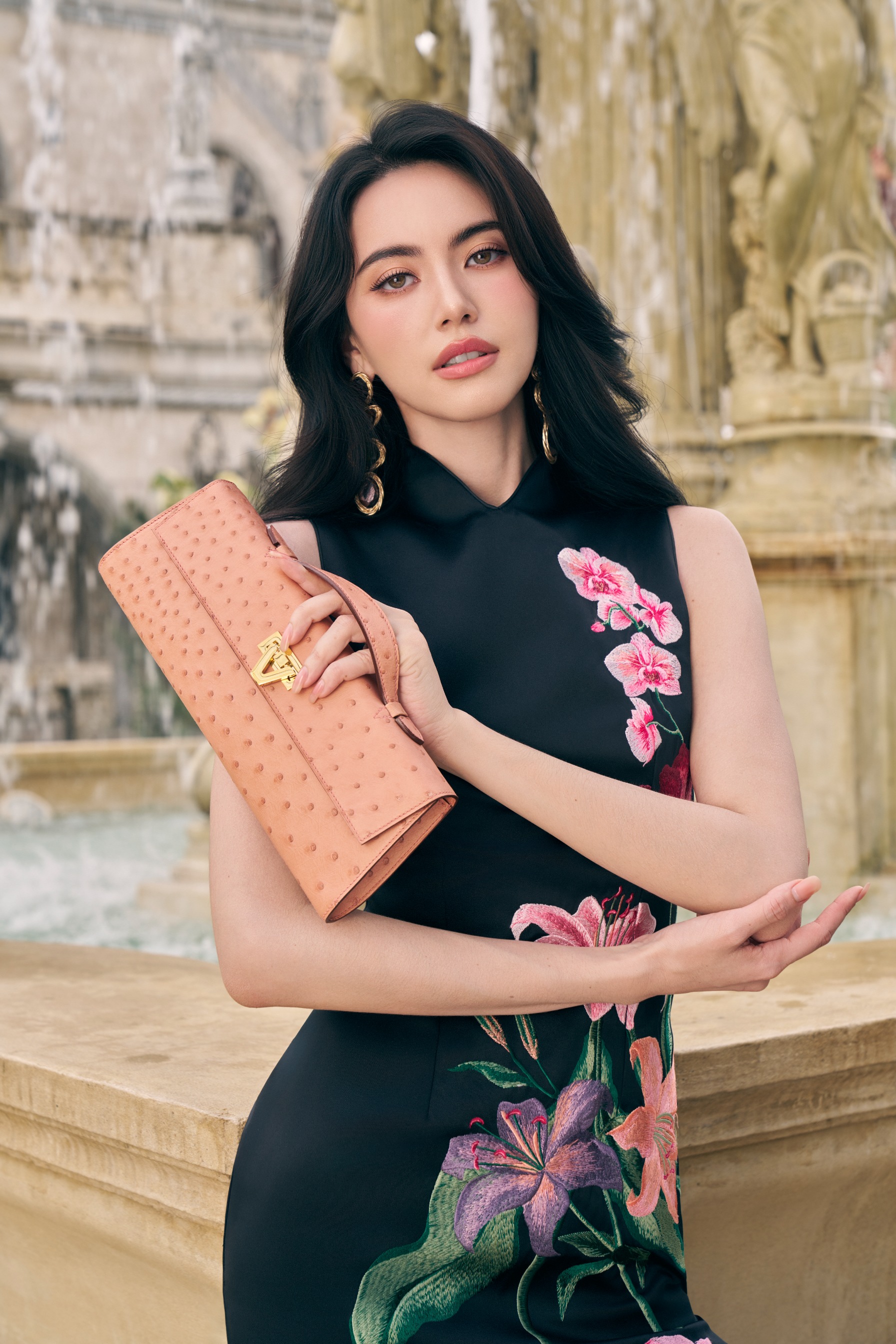 Davi Bag Exotic Ostrich Flamingo - PRE-ORDER STARTS SHIPPING NOVEMBER 2026