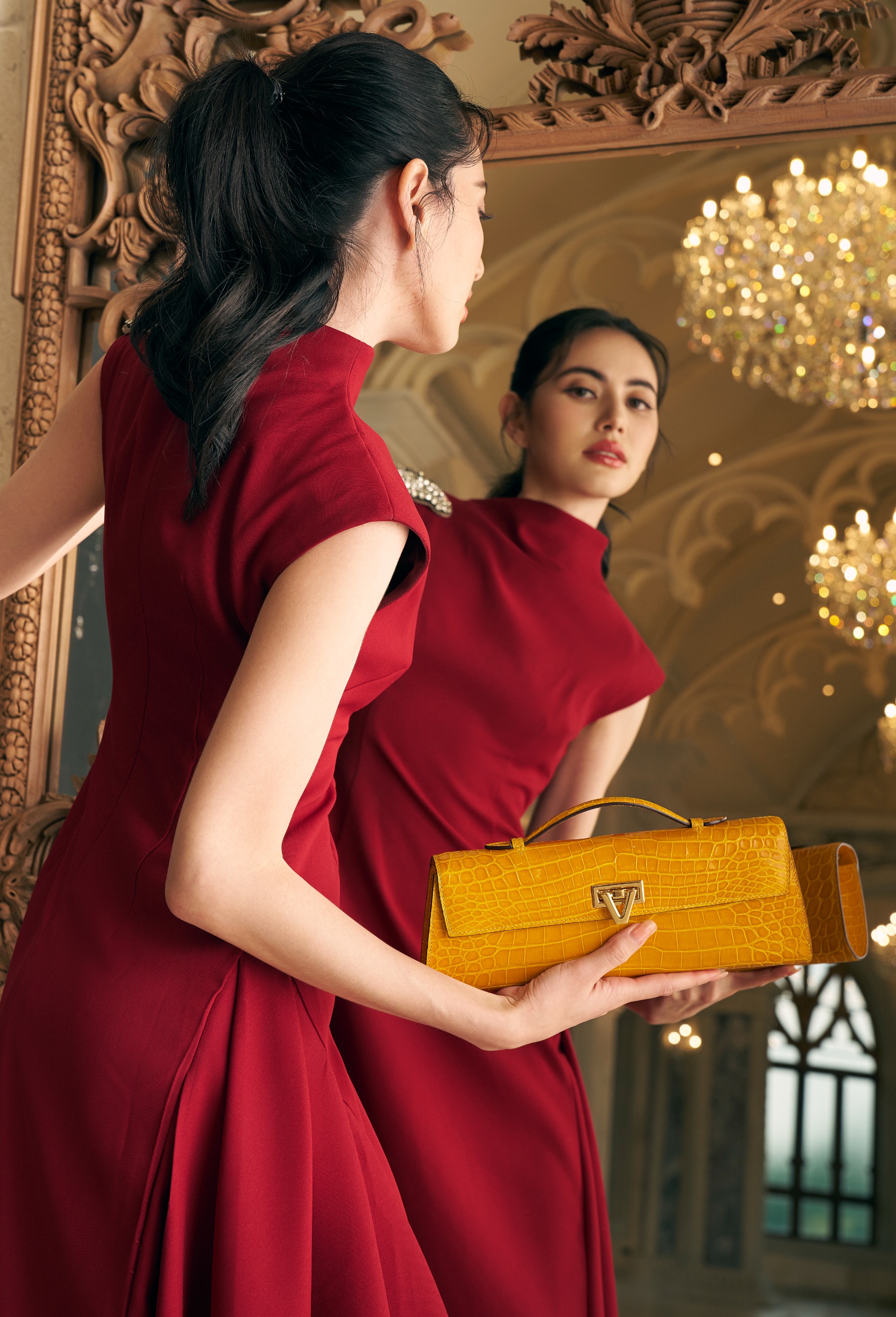 Davi Bag Exotic Crocodile Lemon - PRE-ORDER STARTS SHIPPING  NOVEMBER 2026