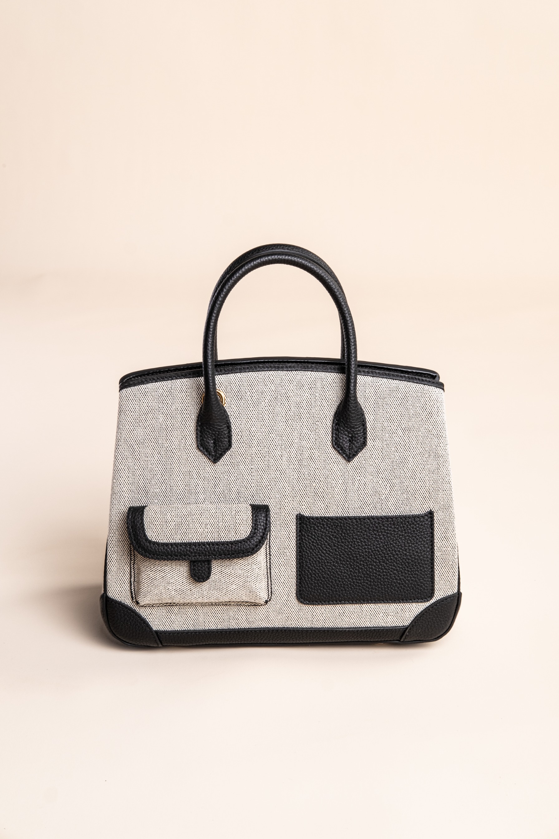 Gigi Bag Black Canvas - READY STOCK