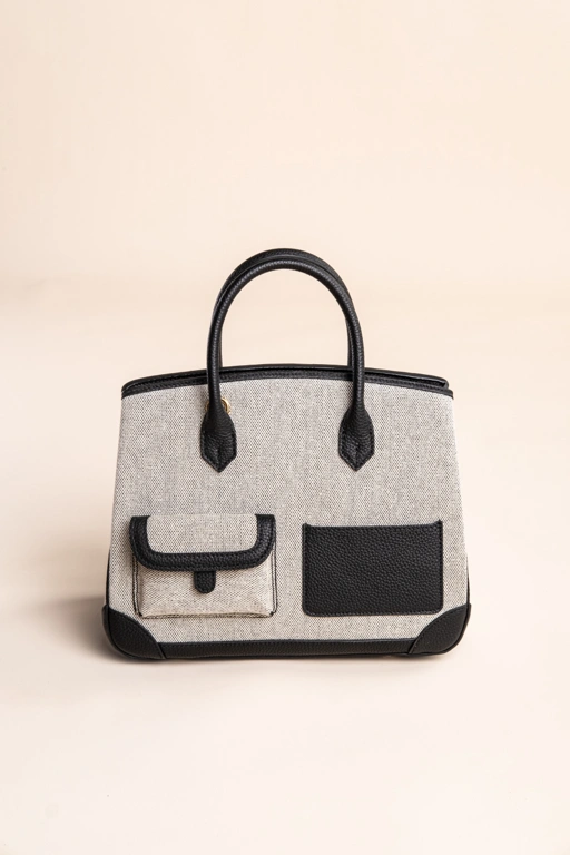 Image of Gigi Bag Black Canvas - READY STOCK