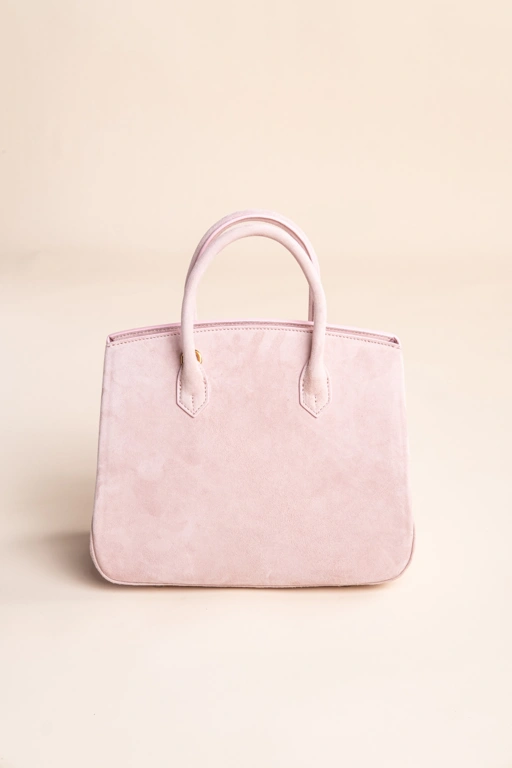 Image of Gigi Bag Pink Suede - Shipping Start 25 October 2025
