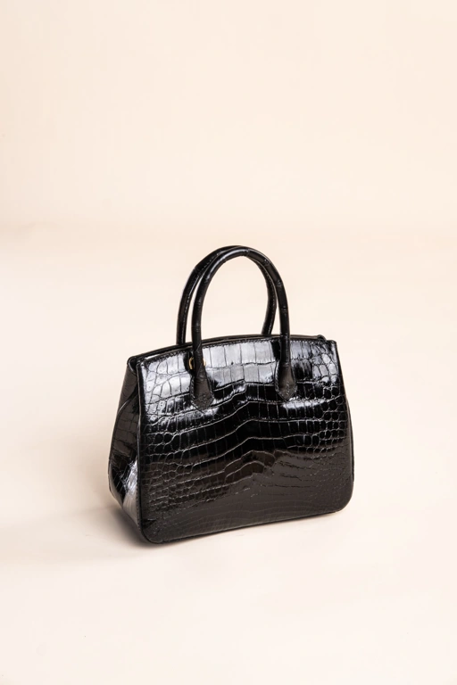 Image of GIGI BAG EXOTIC MIDNIGHT BLACK PRE-ORDER (SHIPPING START DECEMBER 2025)