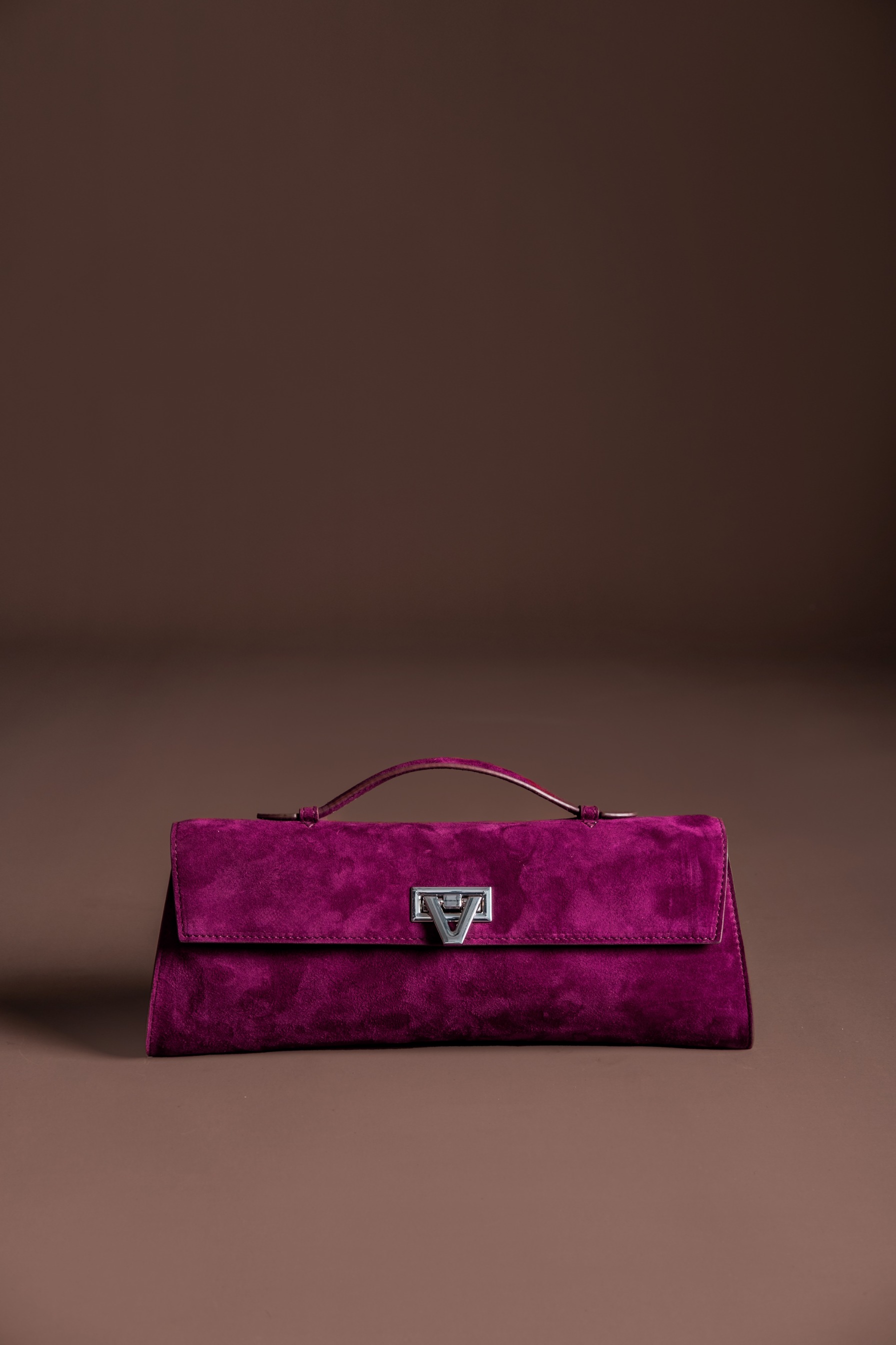 Davi Bag Mulberry Velvet SILVER Hardware - STARTS SHIPPING 14 SEPTEMBER 2026