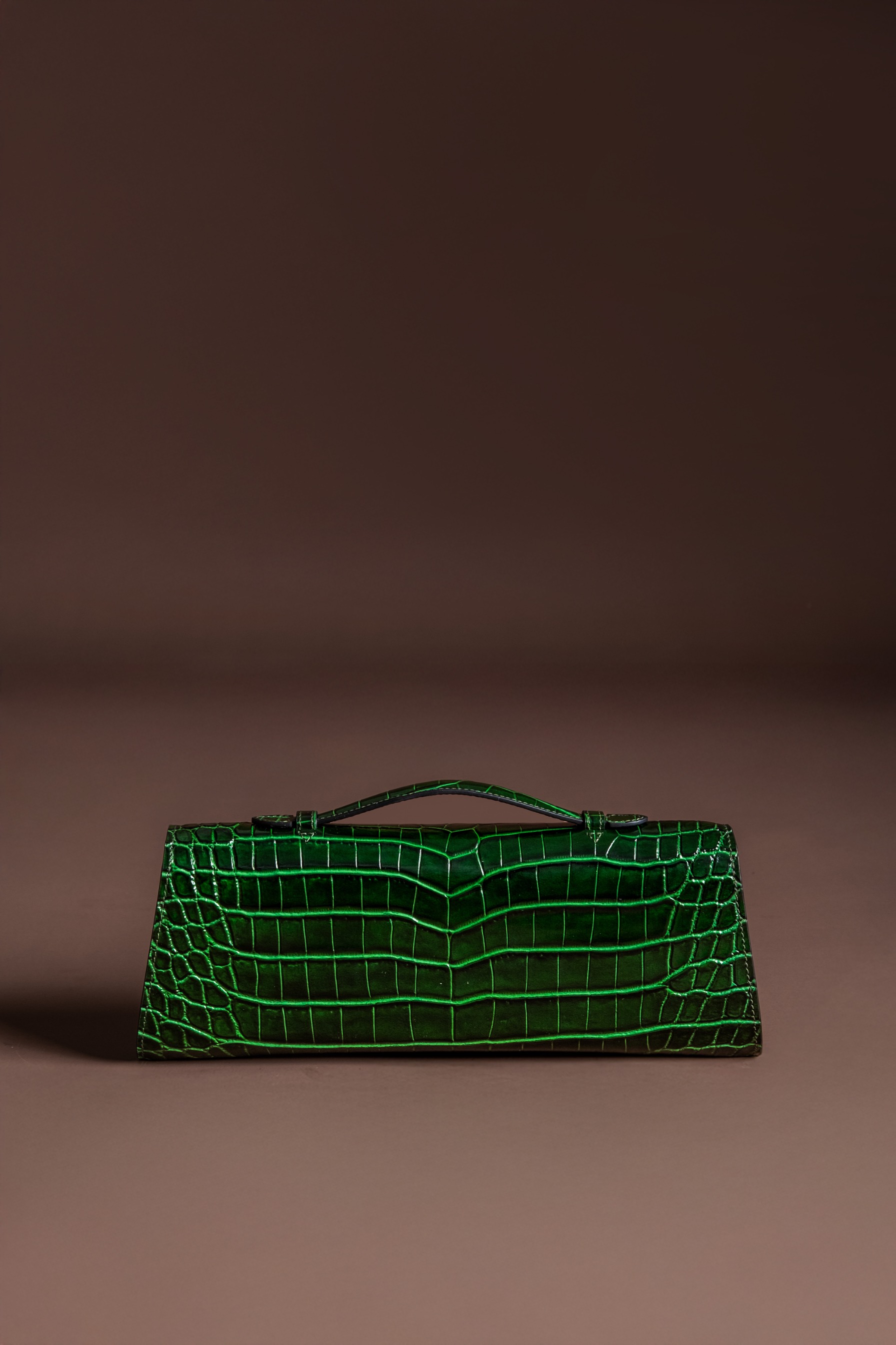 Davi Bag Pine Forest Crocodile Stamp GOLD Hardware - STARTS SHIPPING 14 SEPTEMBER 2026