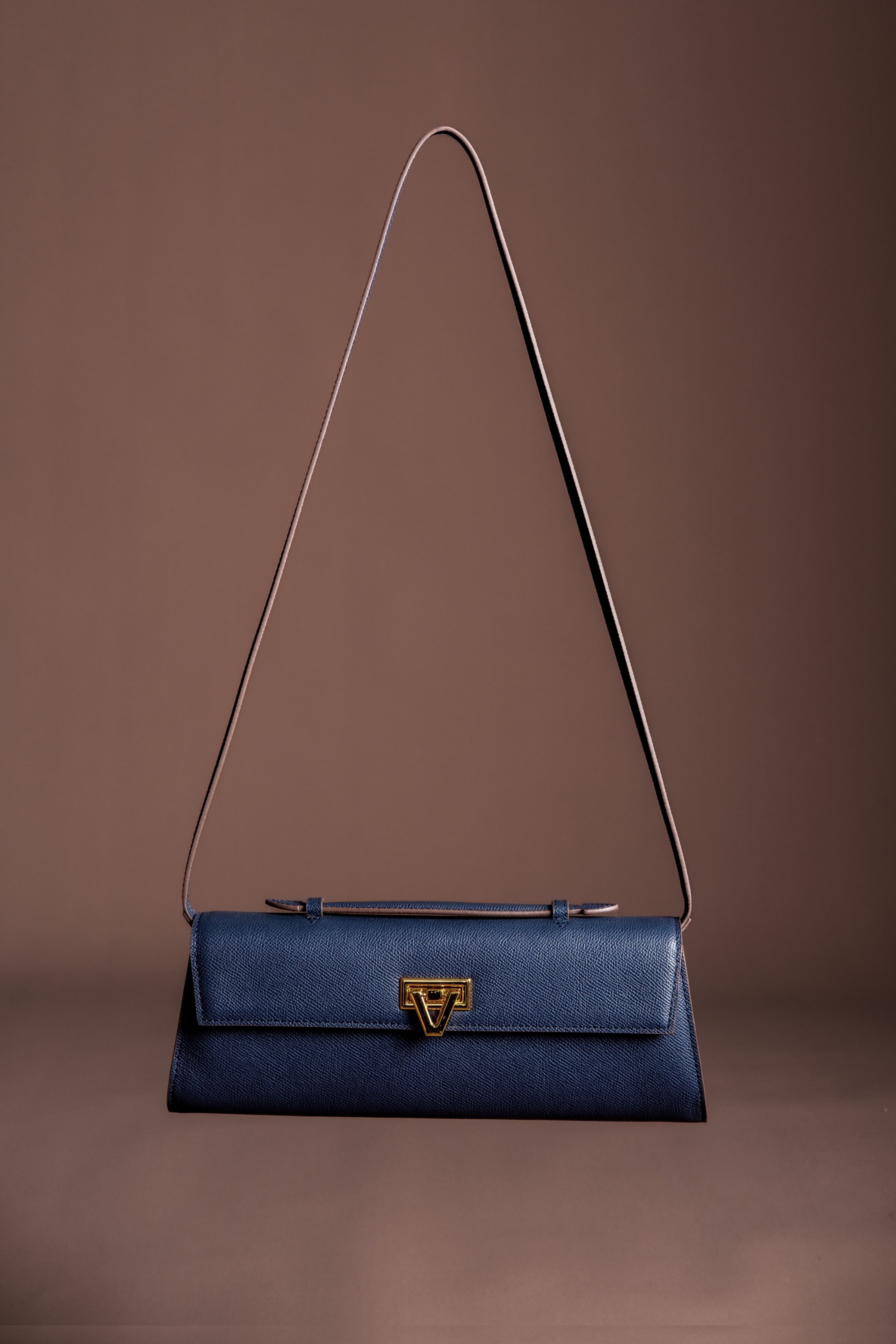 Davi Bag Midnight Blue GOLD Hardware - STARTS SHIPPING 14 SEPTEMBER 2026