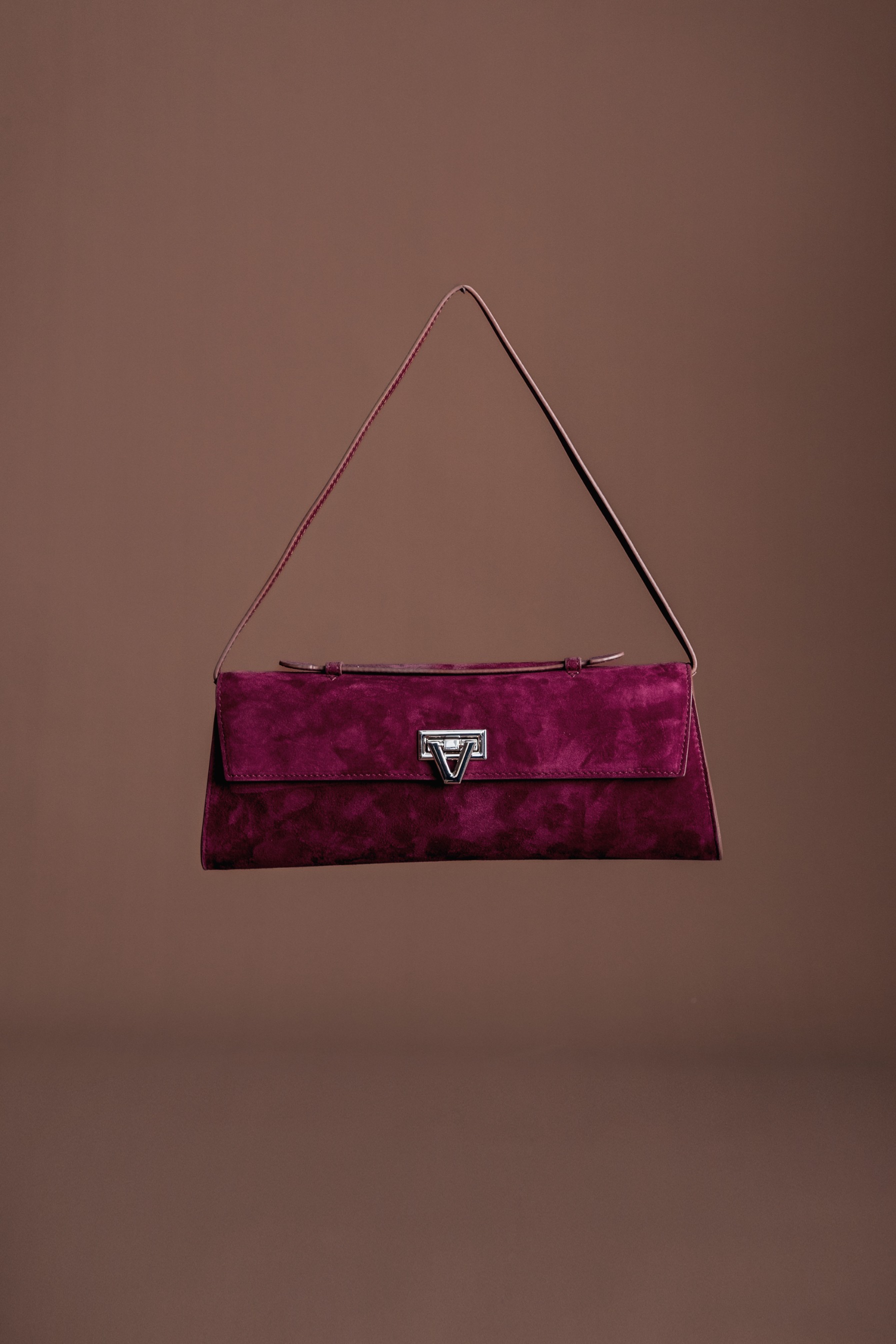 Davi Bag Mulberry Velvet SILVER Hardware - STARTS SHIPPING 14 SEPTEMBER 2026