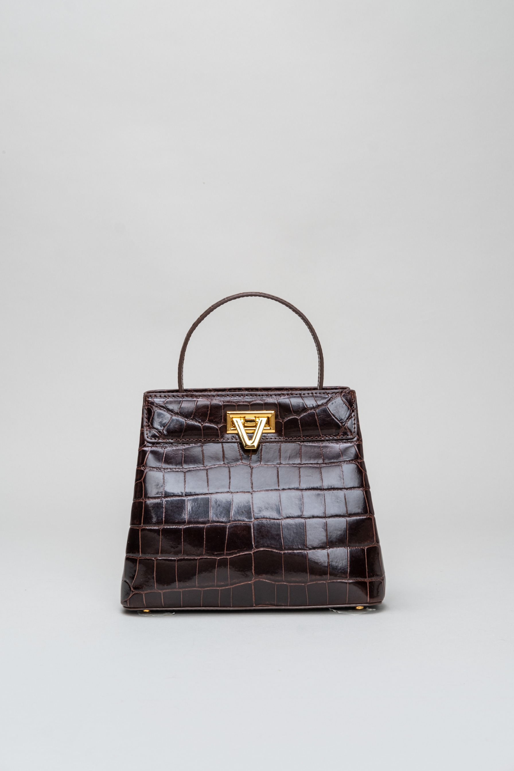 PO Exotic Croco Dark Chocolate - Sarah Bag start shipping End of July