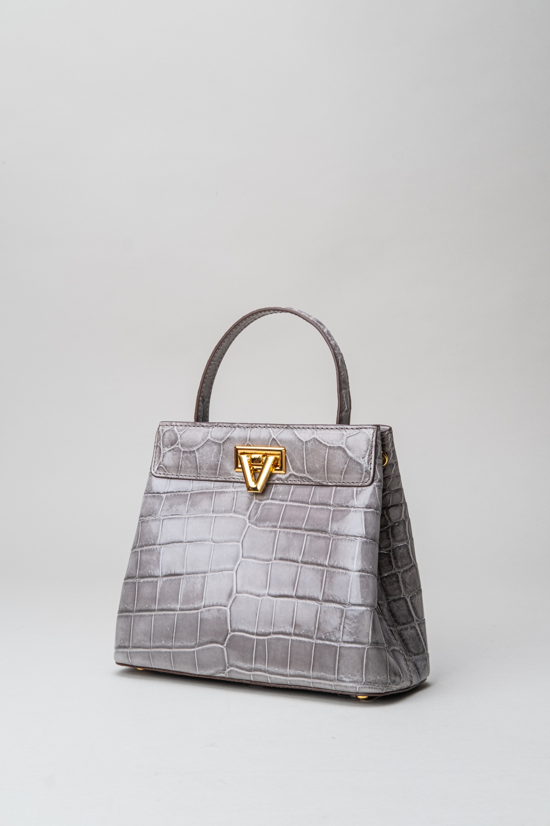 PO Exotic Croco Charcoal - Sarah Bag start shipping End of July
