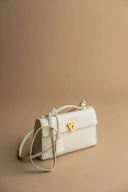 READY STOCK Heart Bag Ivory Swift Gold Buckle