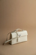 READY STOCK Heart Bag Ivory Swift Silver Buckle