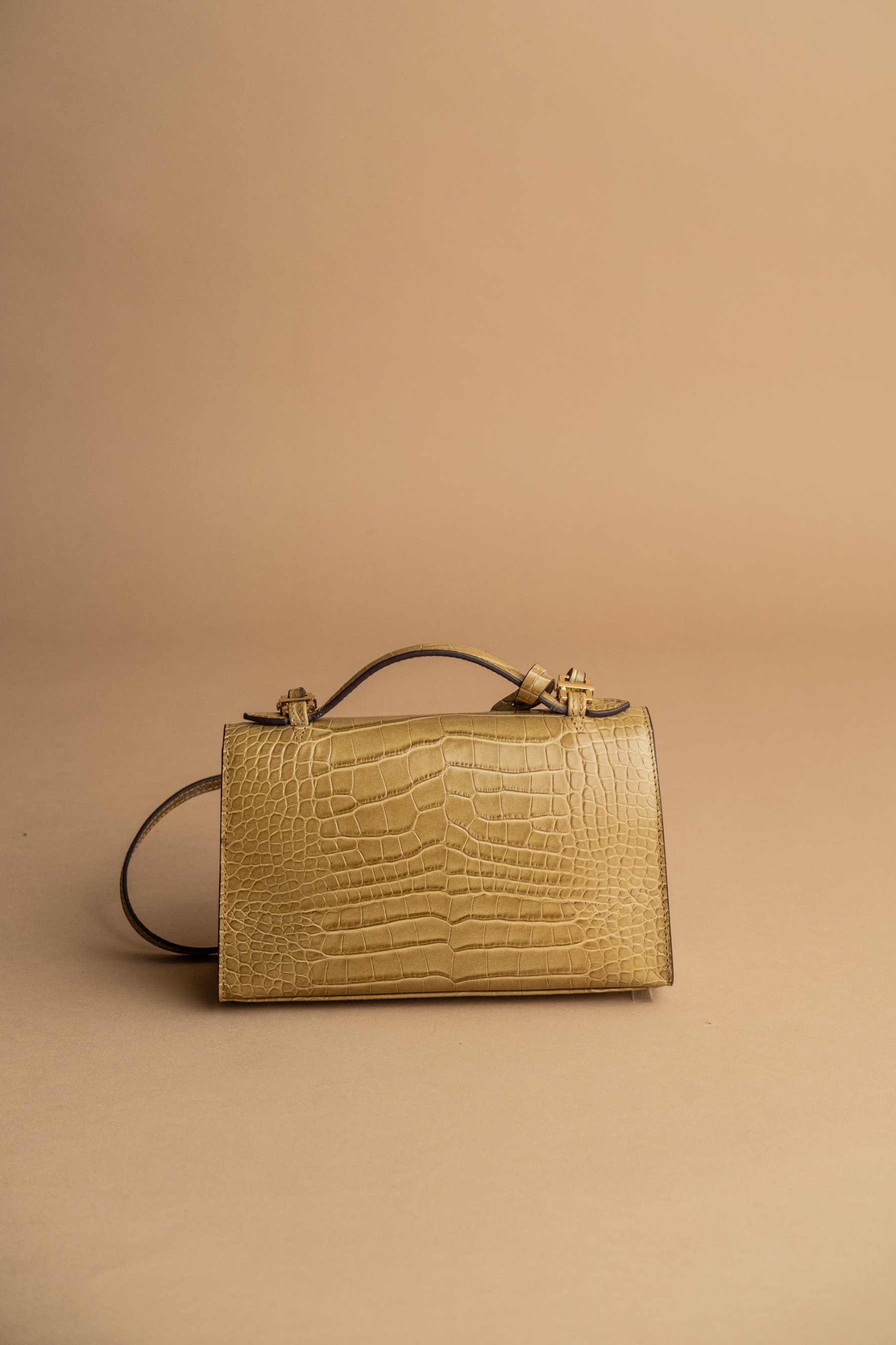 READY STOCK Heart Bag Camel Crocodile Stamp 