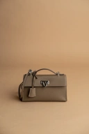 PO Heart Bag Taupe Epsom Silver Buckle Shipping Start December 2025