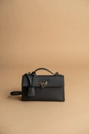 PO Heart Bag Black Epsom Silver Buckle Shipping Start December 2025