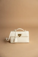 READY STOCK Heart Bag Ivory Swift Gold Buckle