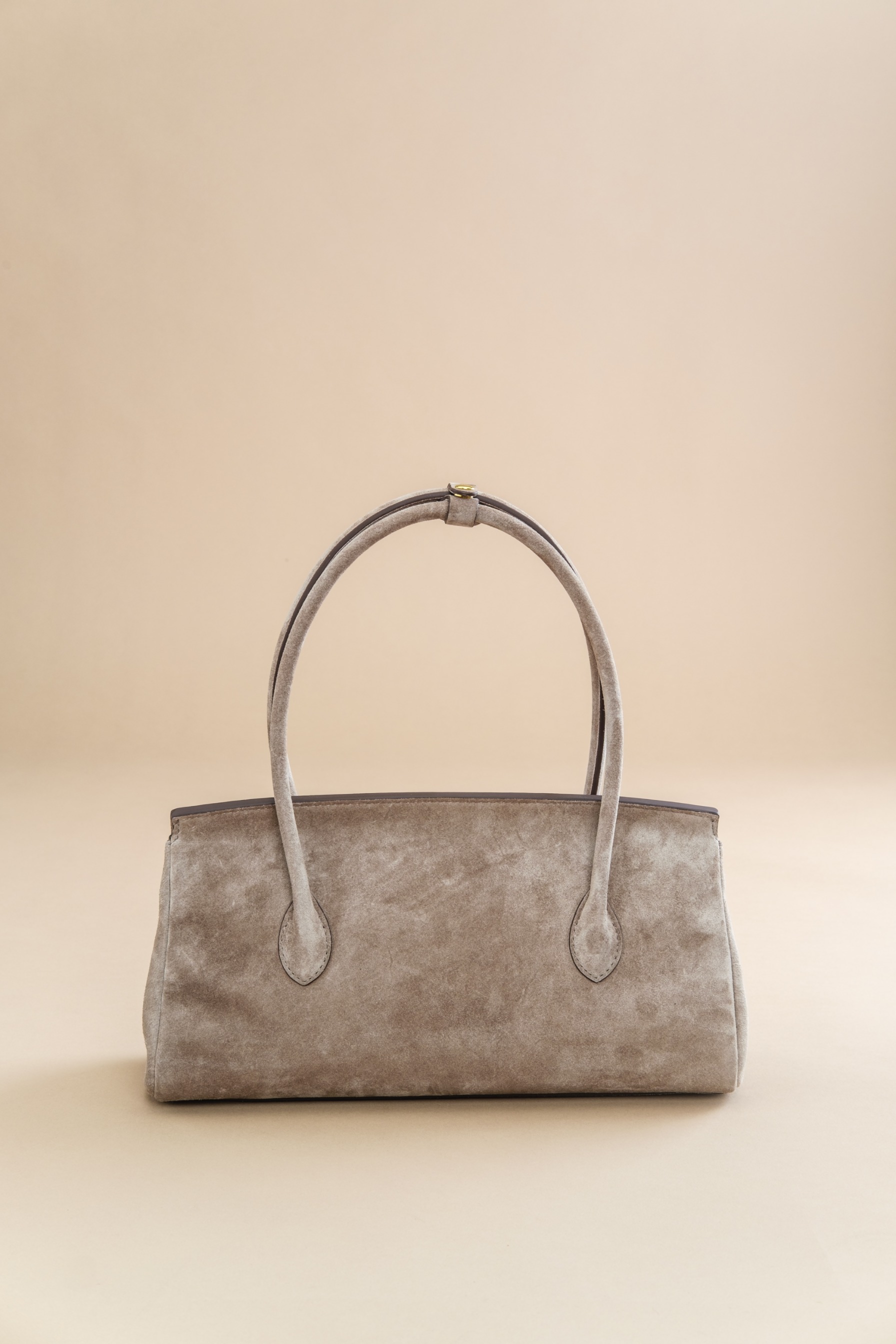 LOVE BAG TAUPE SUEDE READY STOCK