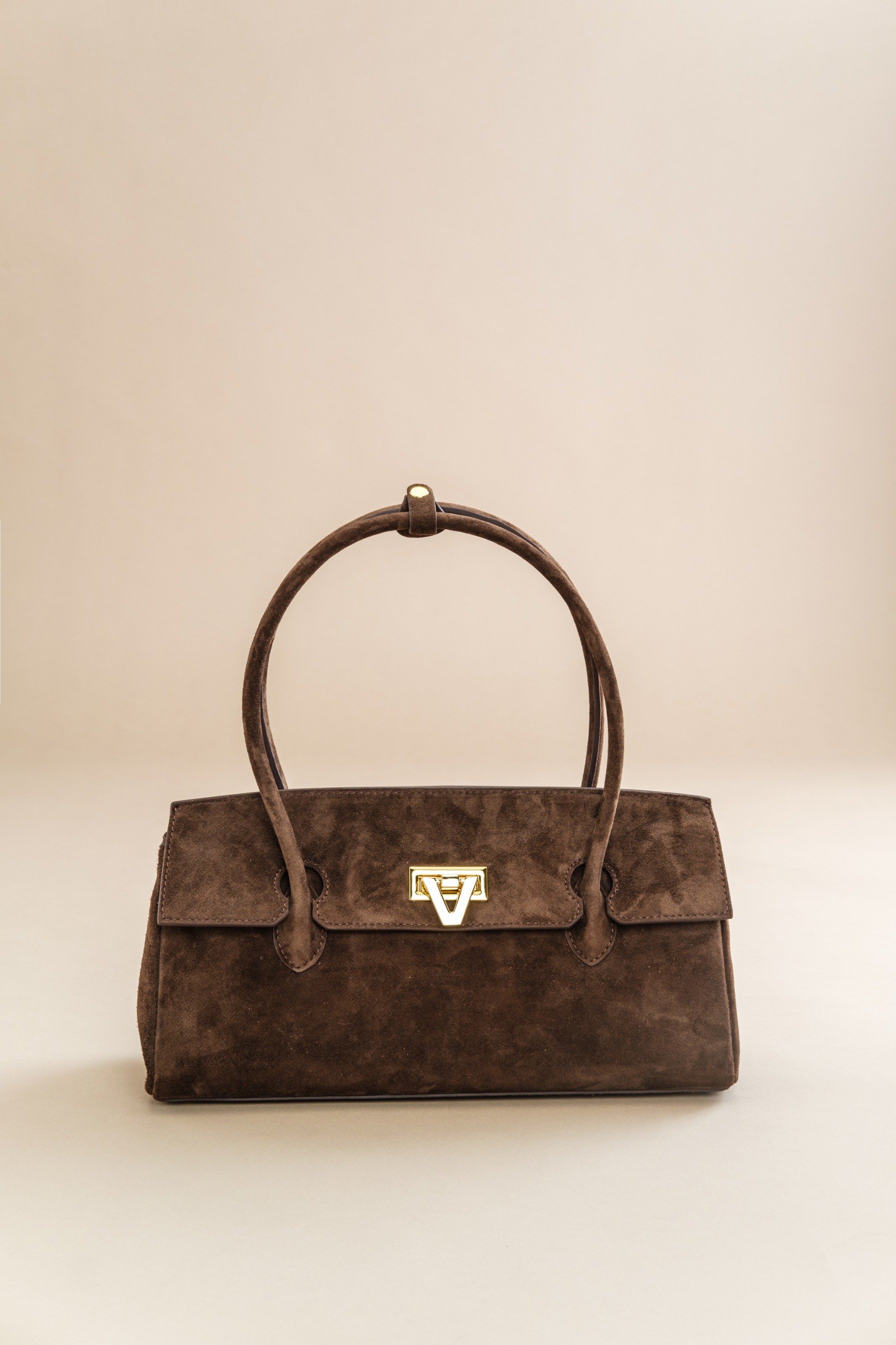 LOVE BAG CHOCOLATE SUEDE READY STOCK