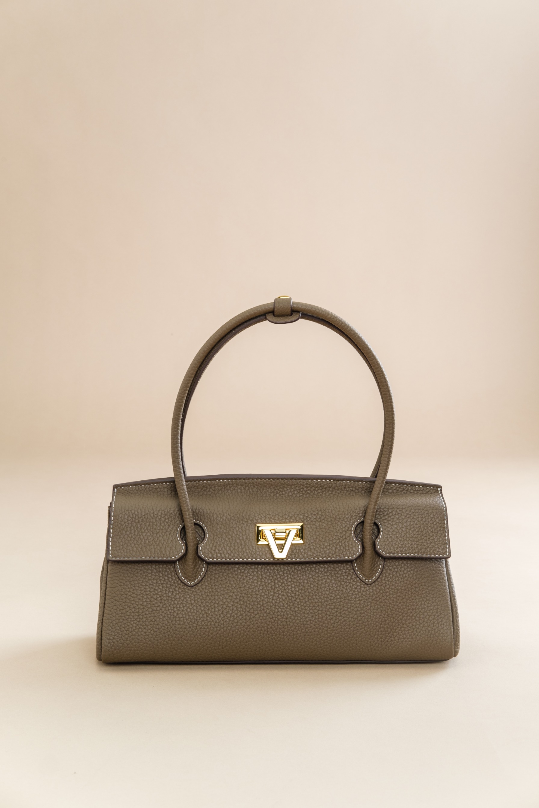 LOVE BAG TAUPE LEATHER READY STOCK