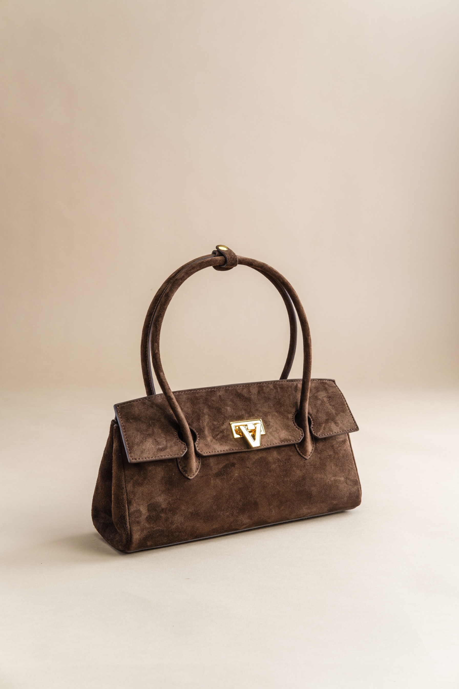 LOVE BAG CHOCOLATE SUEDE READY STOCK