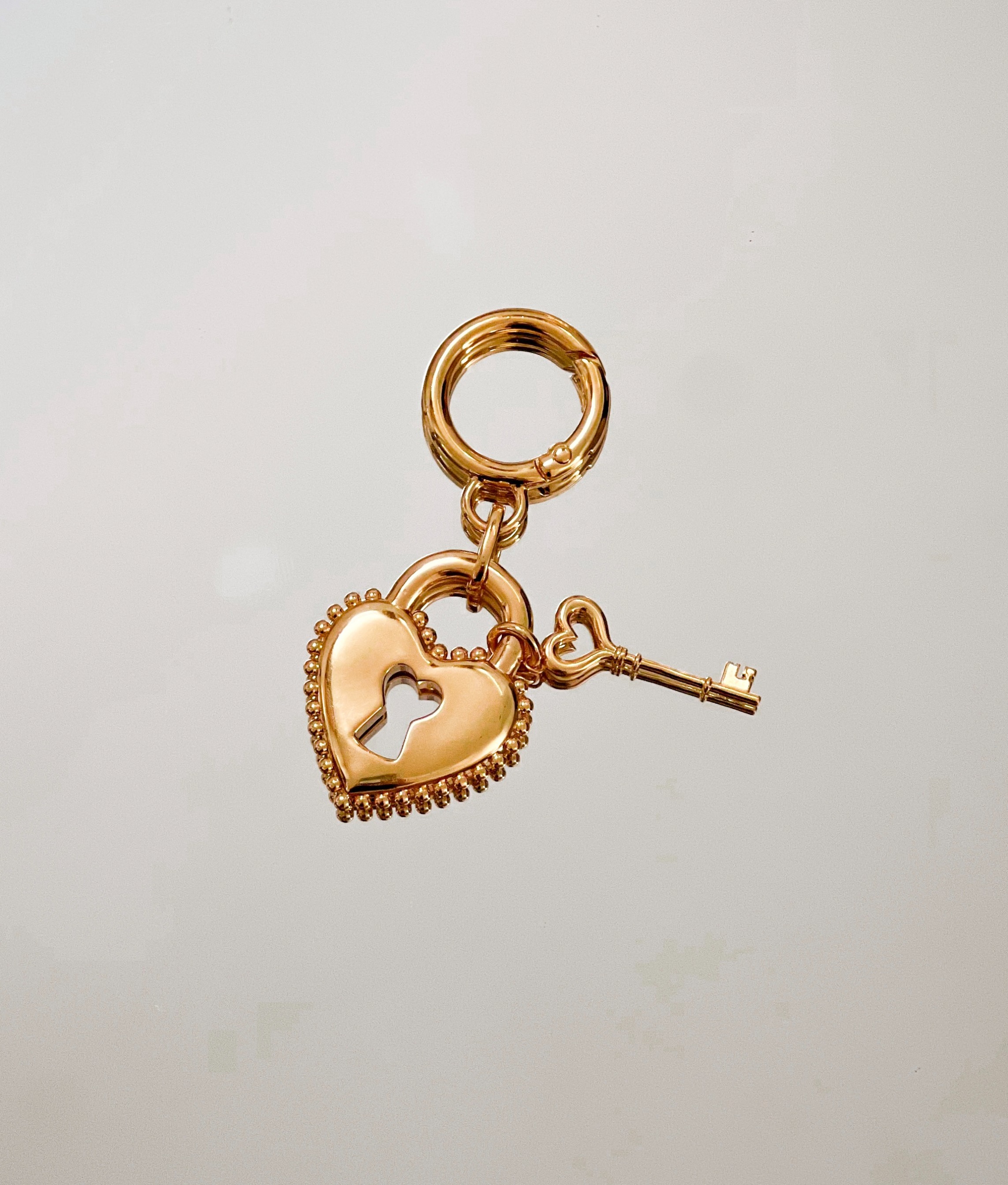READY STOCK 3D Charm - Heart Lock