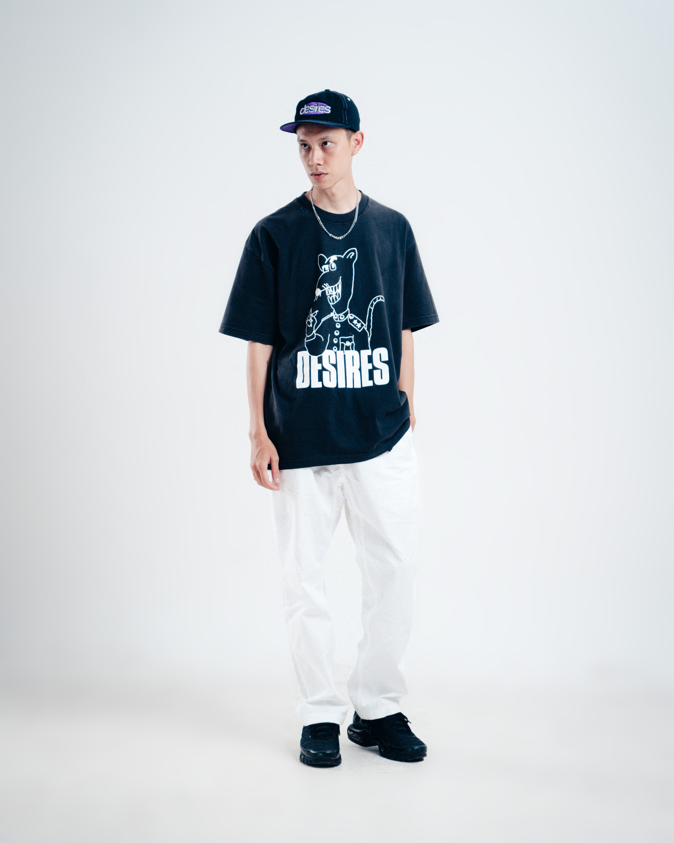 RAT TEES (WASHED BLACK)