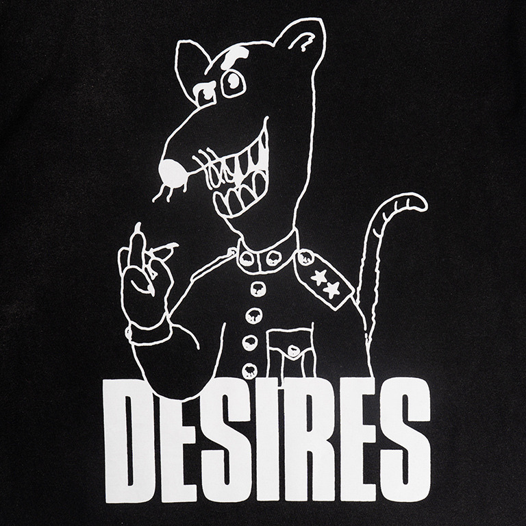 RAT TEES (WASHED BLACK)