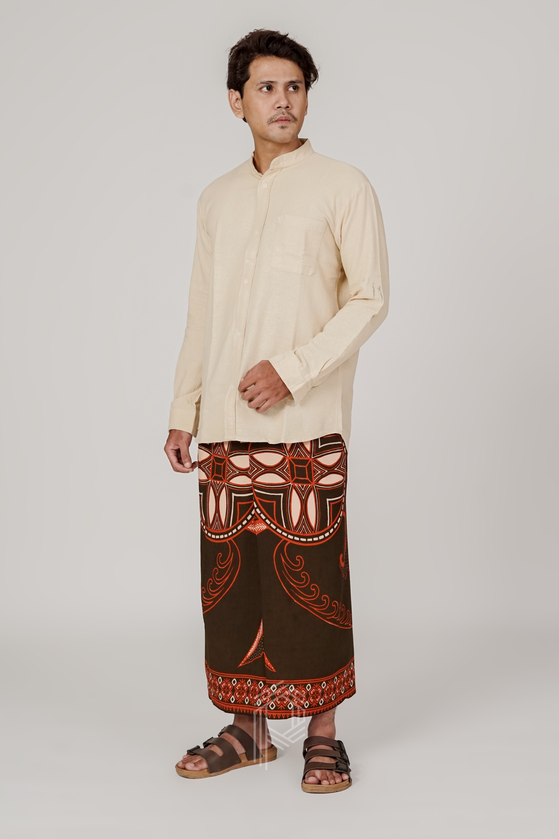 Sarung Kenduren - Brown Terracotta