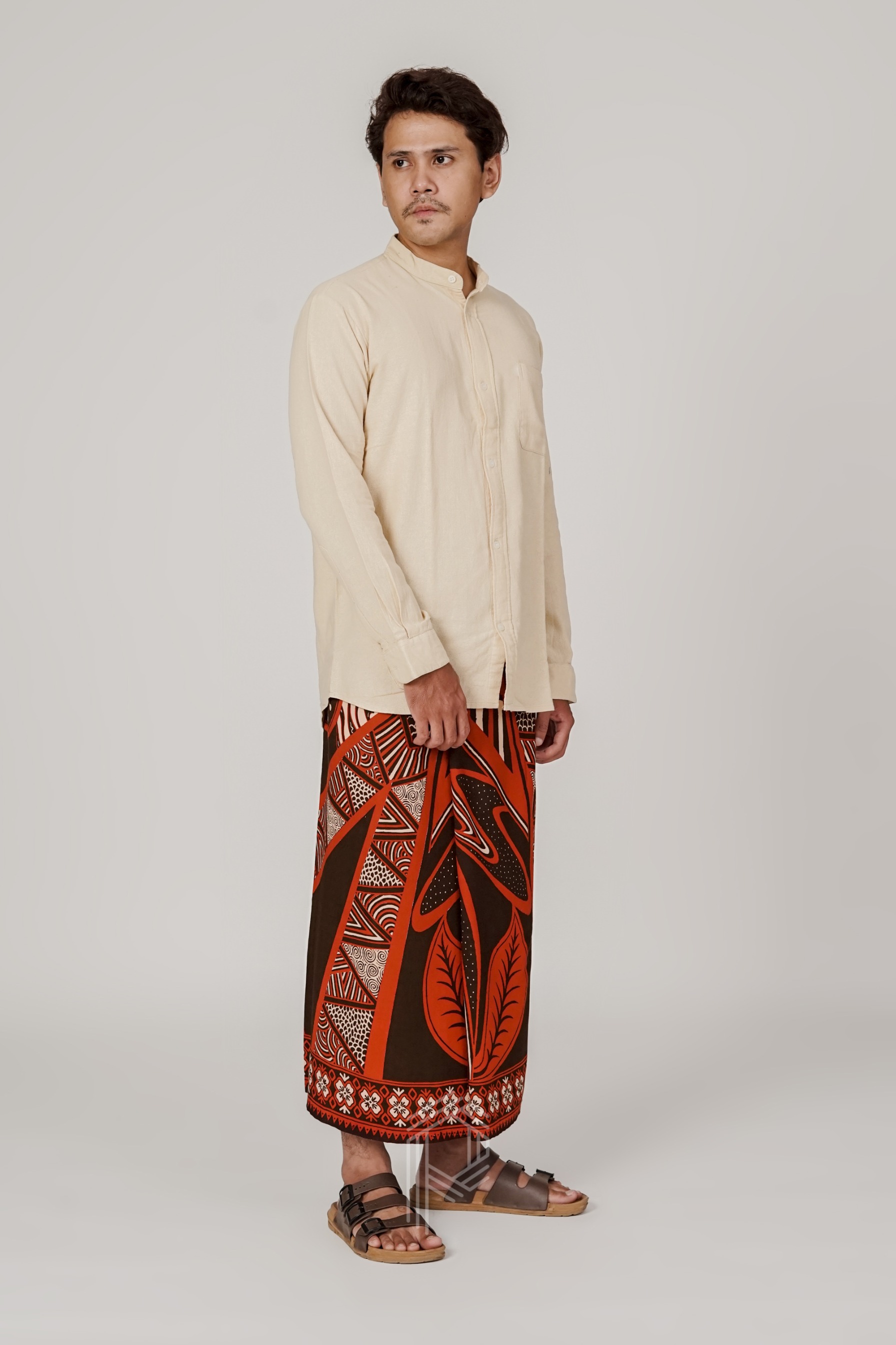 Sarung Linangkung - Brown Terracotta