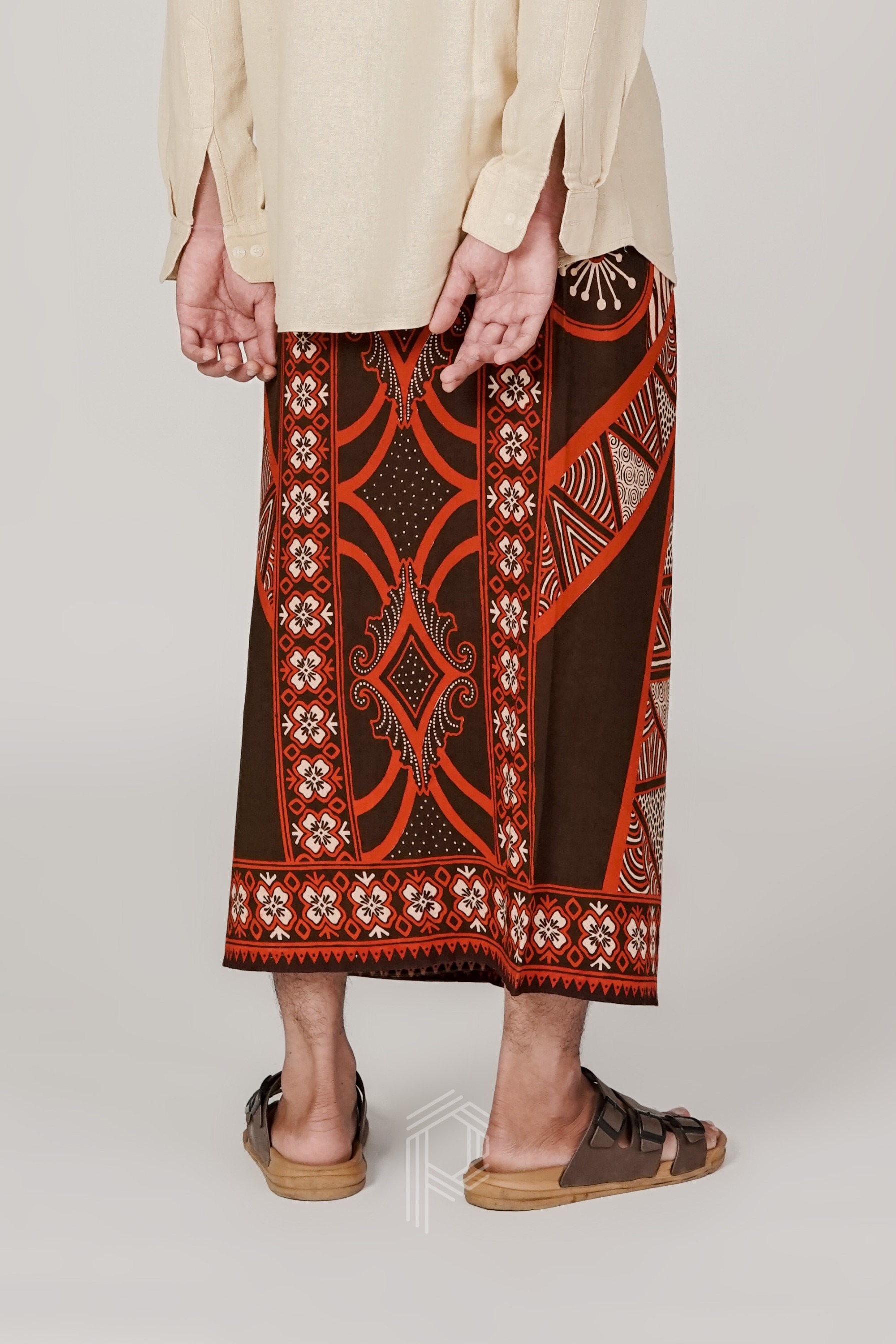 Sarung Linangkung - Brown Terracotta