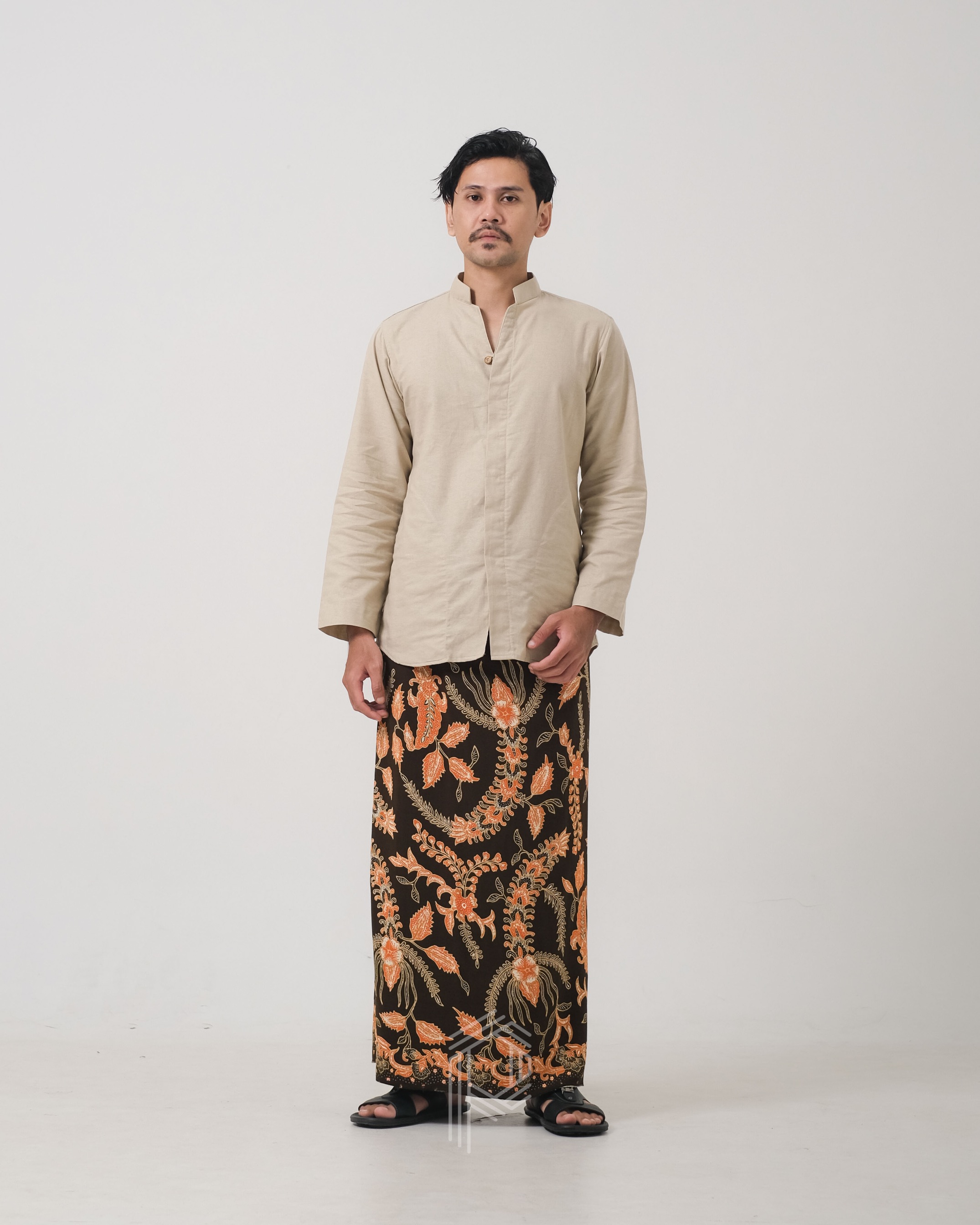 Sarung Bayan - Cokelat Jingga