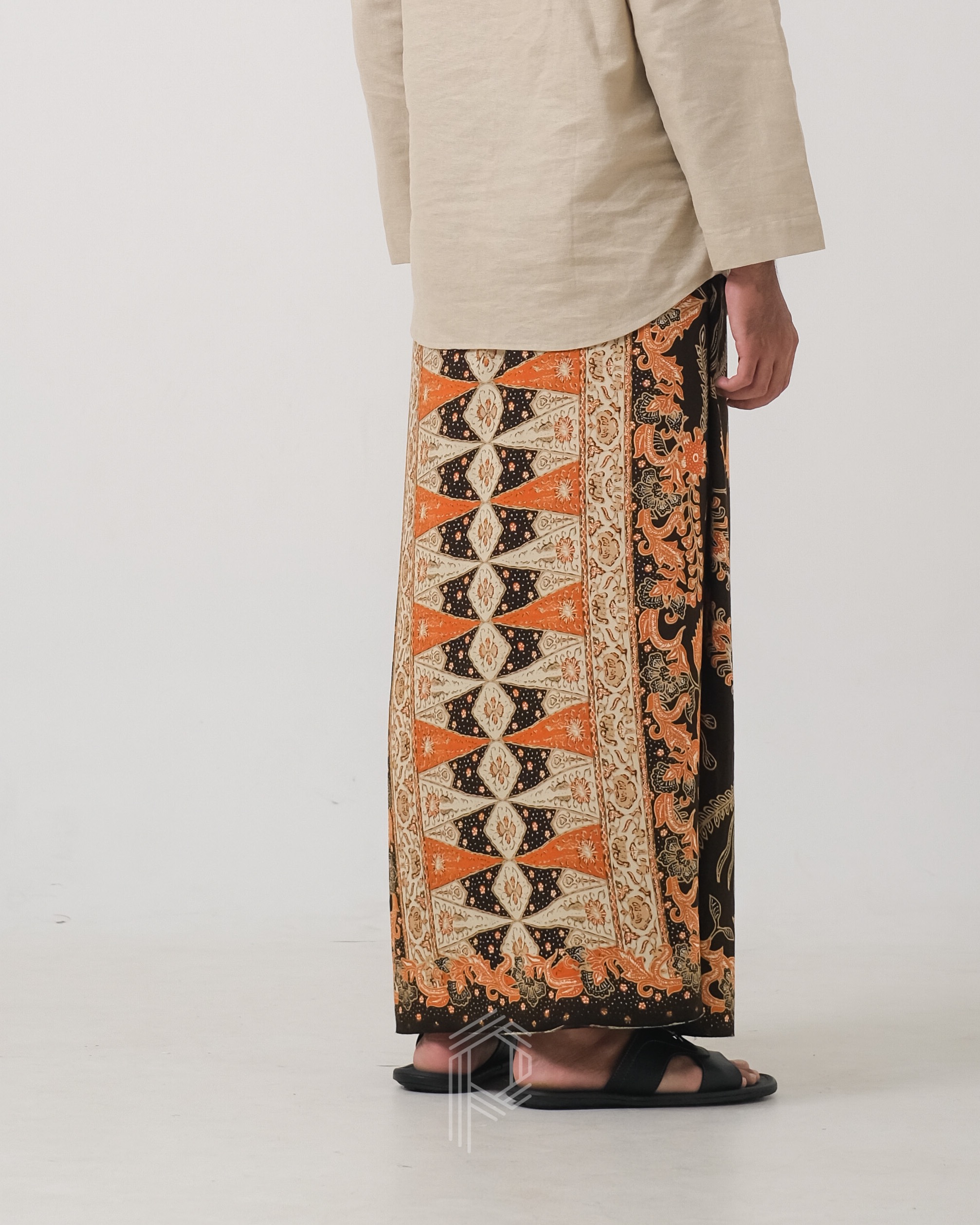 Sarung Bayan - Cokelat Jingga