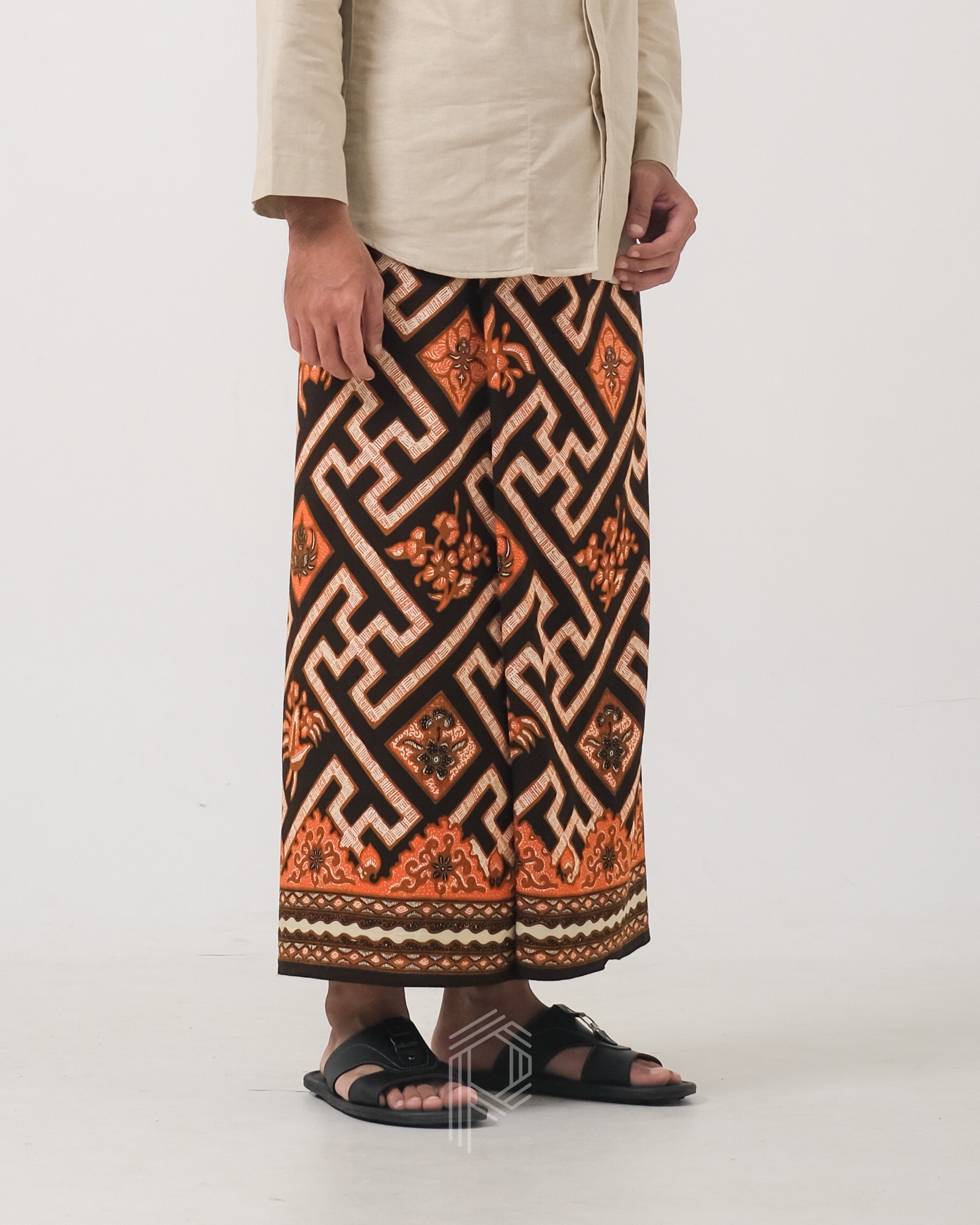 Sarung Kamukten - Cokelat Jingga