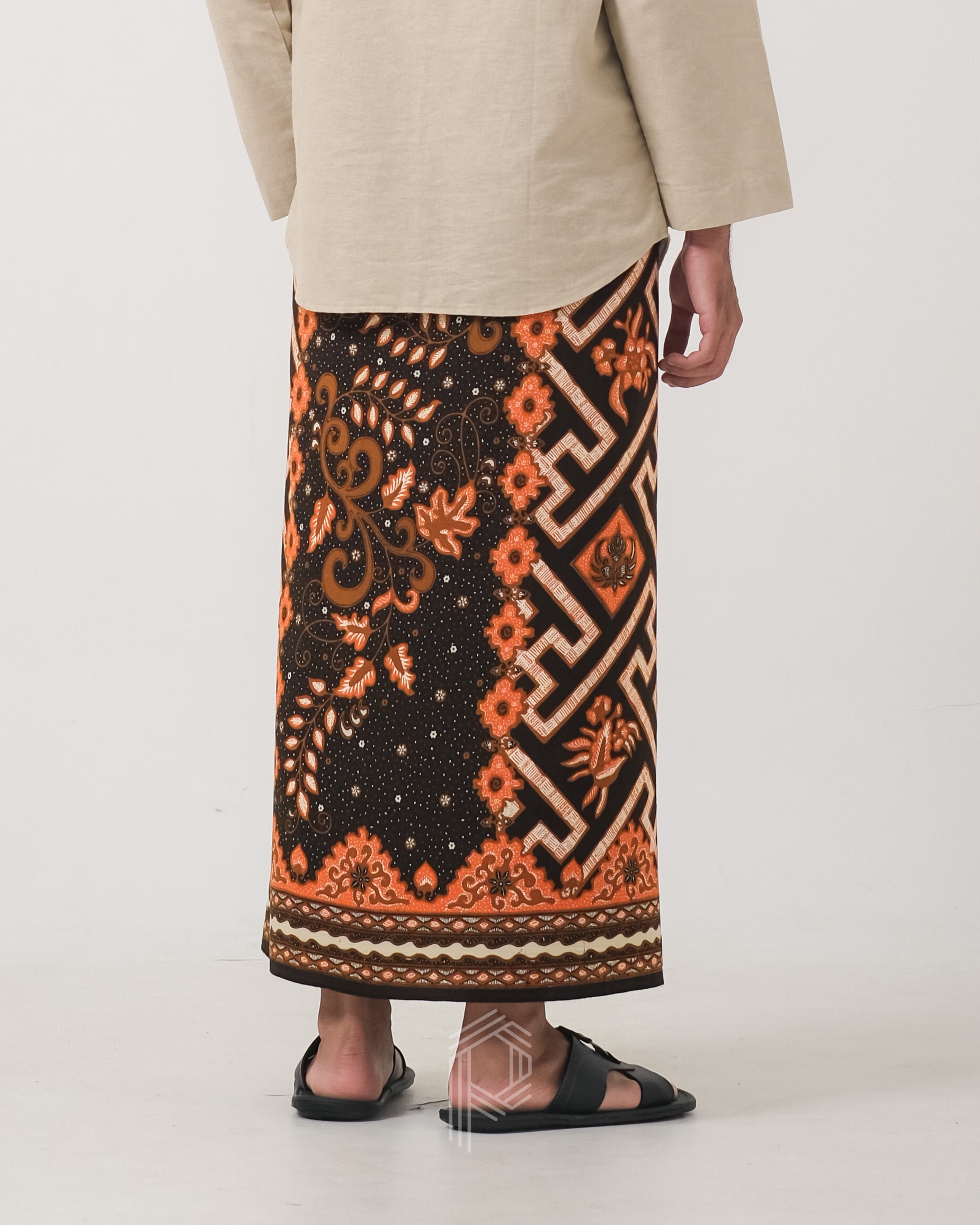 Sarung Kamukten - Cokelat Jingga