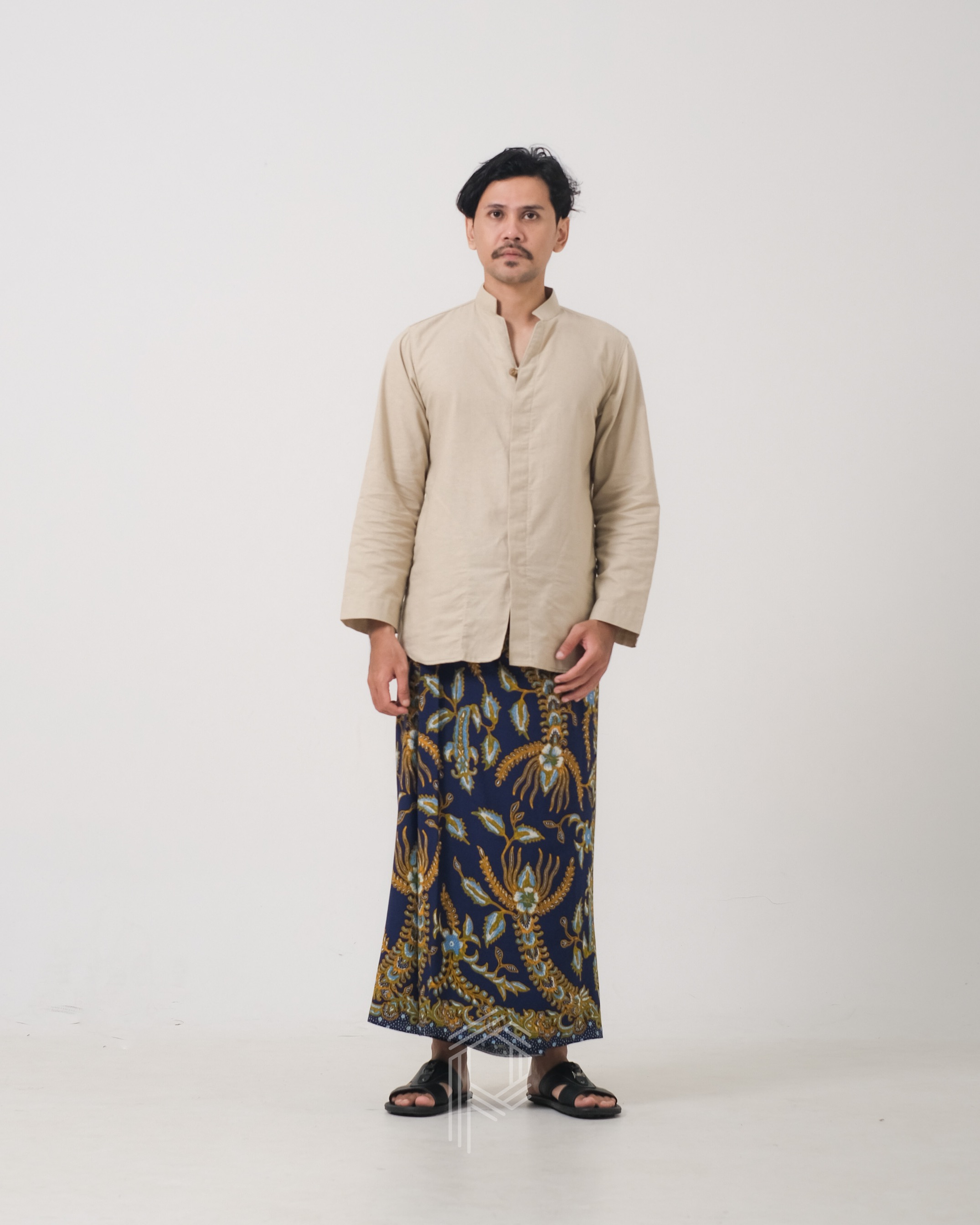 Sarung Bayan - Biru Soga