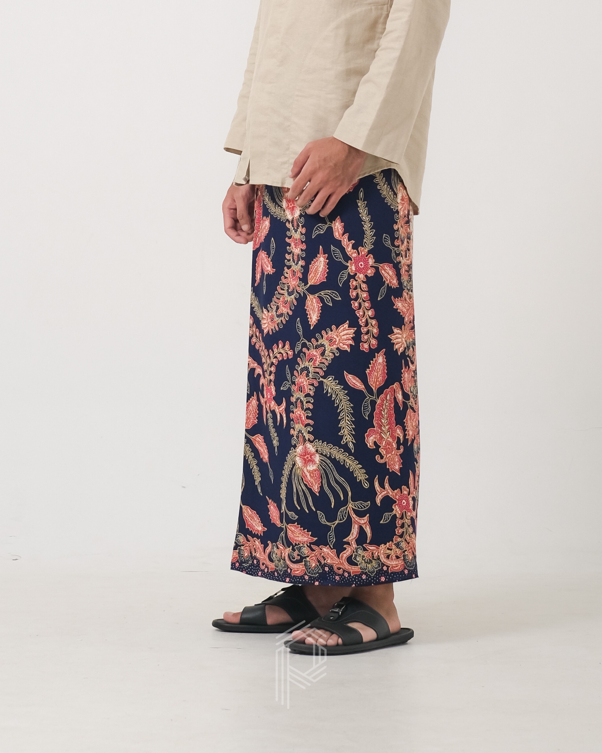 Sarung Bayan - Biru Soga Merah