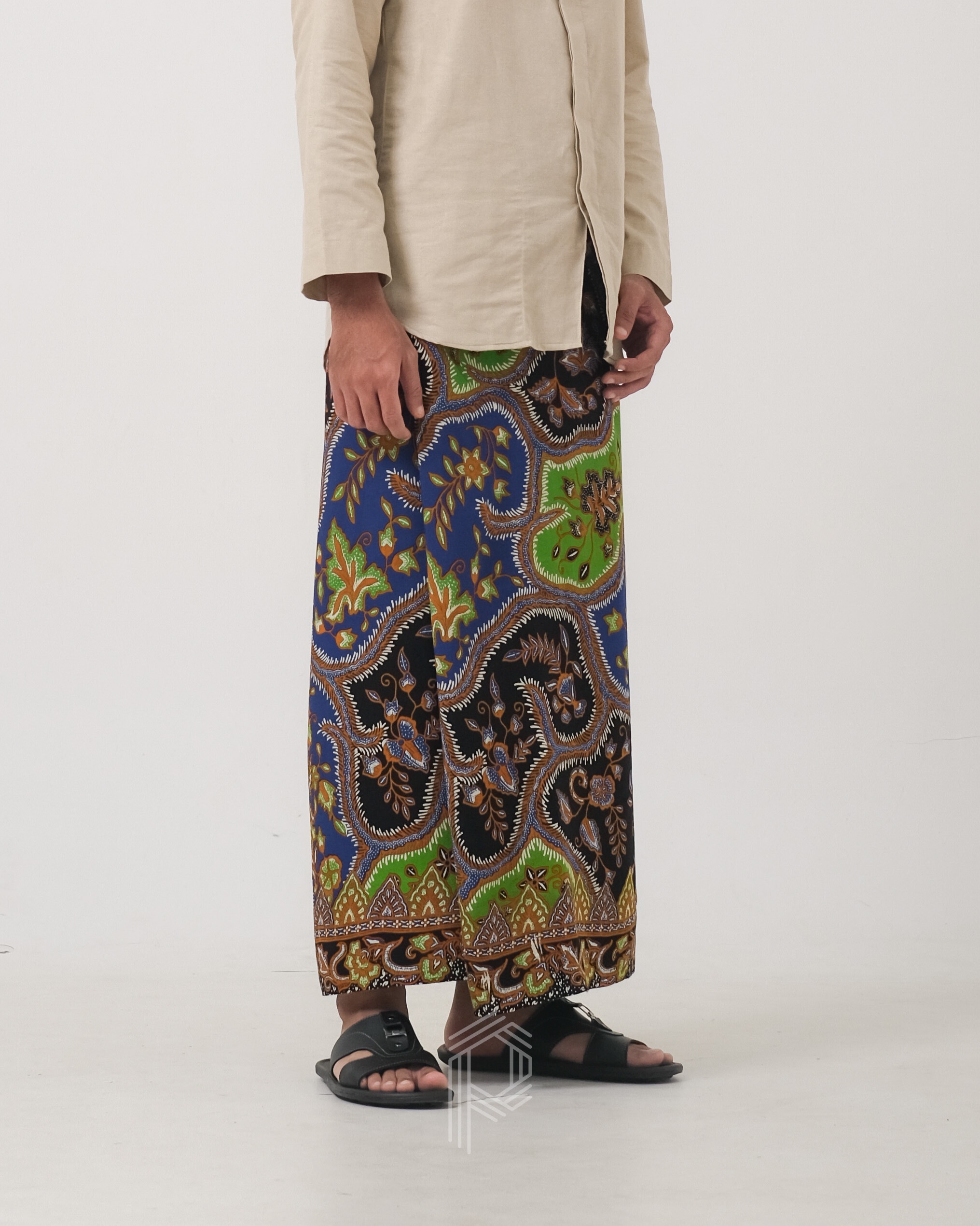 Sarung Satyagraha - Hitam Hijau