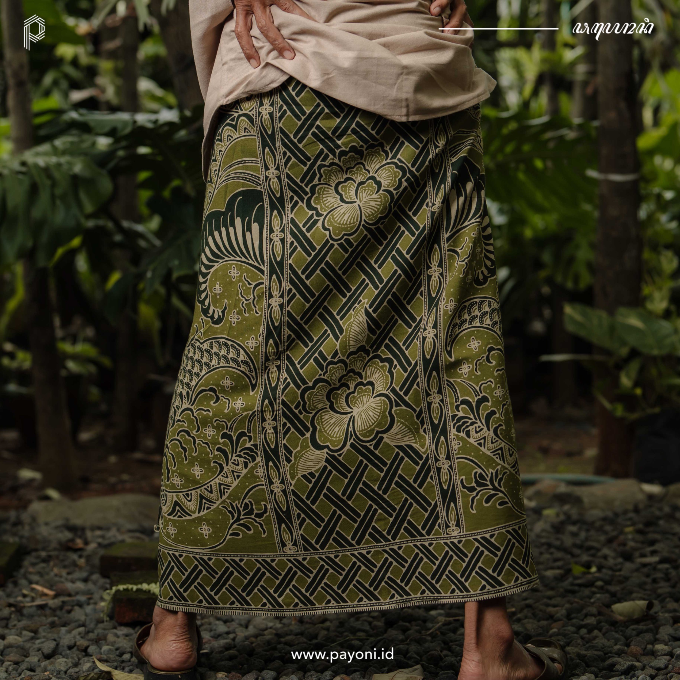 Sarung Sunyata - Hijau Botol