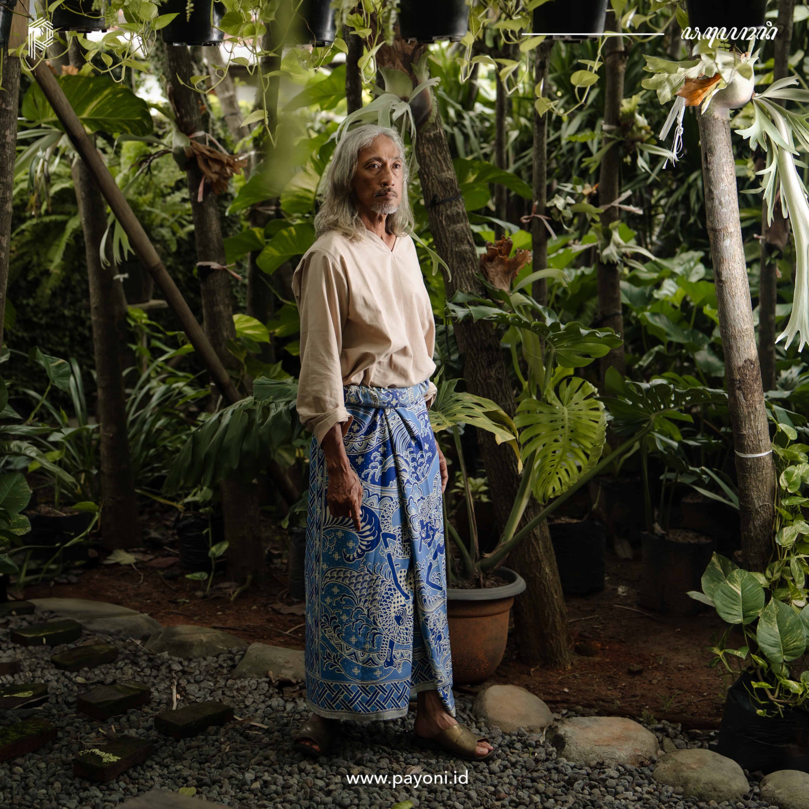 Sarung Sunyata - Biru Laut