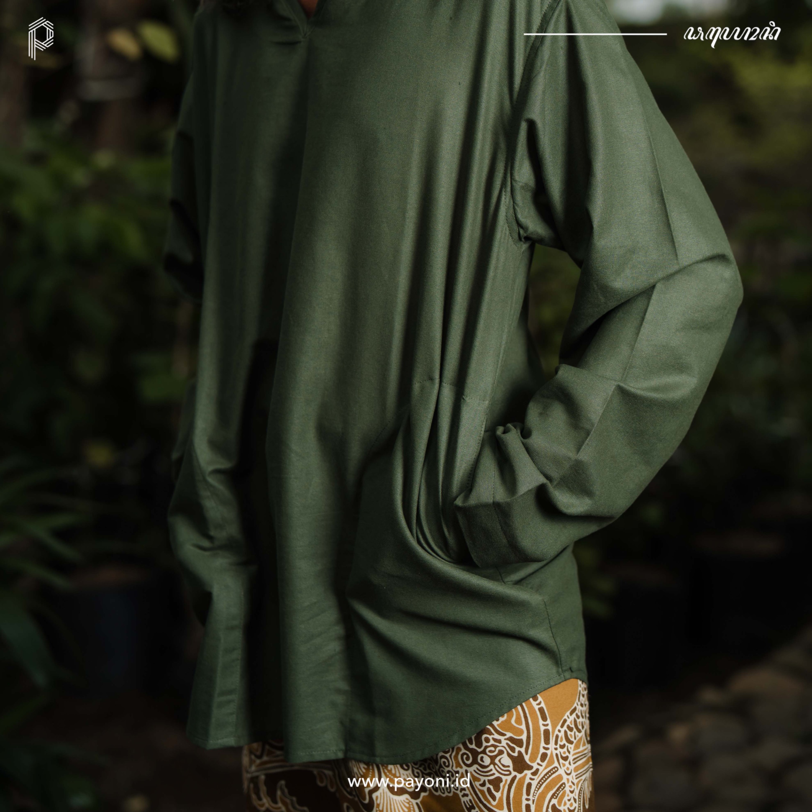 Kemeja Koko Karuna - Hijau