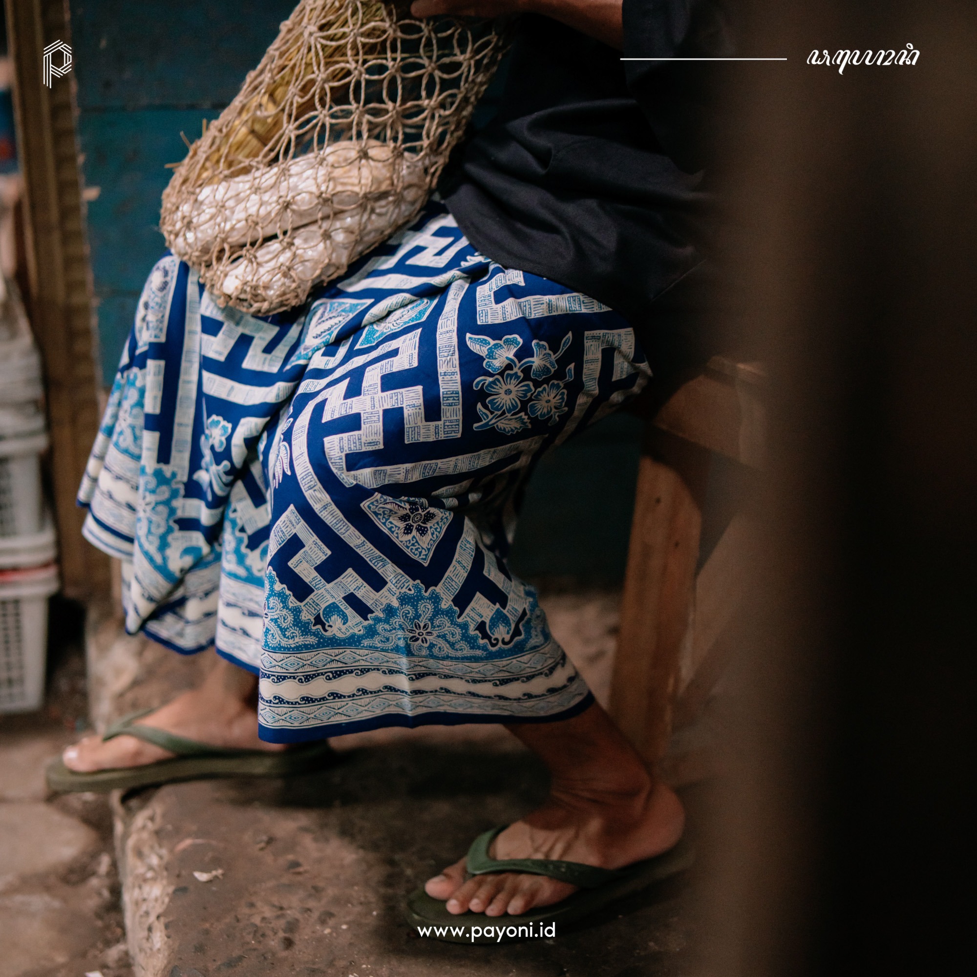 Sarung Kamukten - Biru